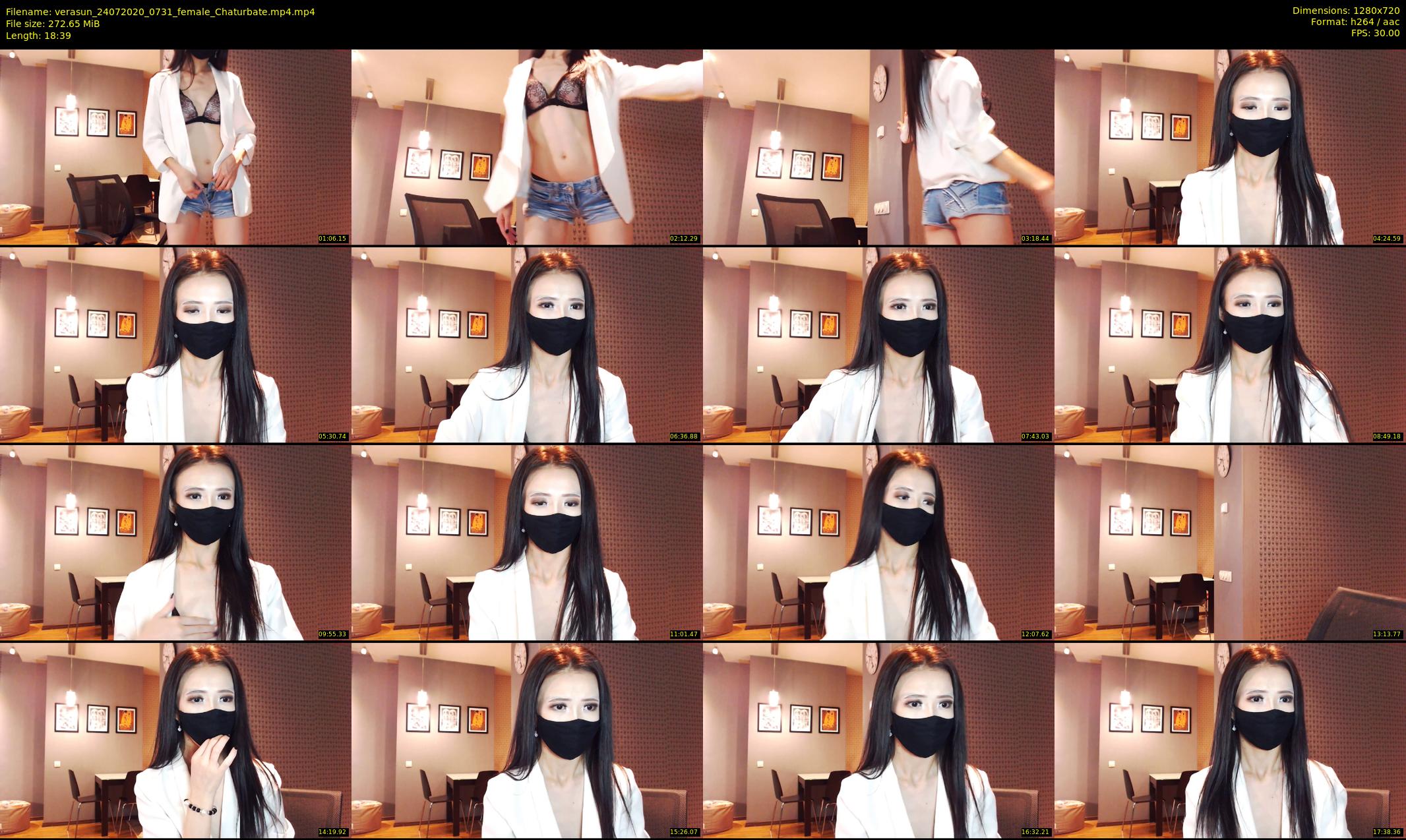 verasun — 19 minute Chaturbate female cam show recording, 720p, Jul 24, 2020