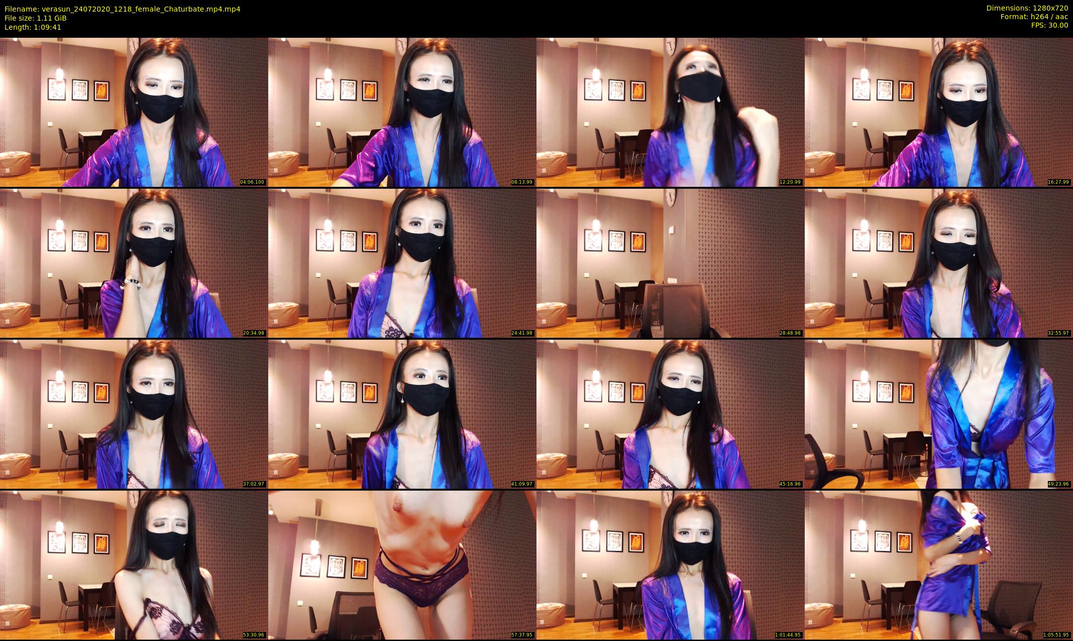 verasun — 70 minute Chaturbate female cam show recording, 720p, Jul 24, 2020