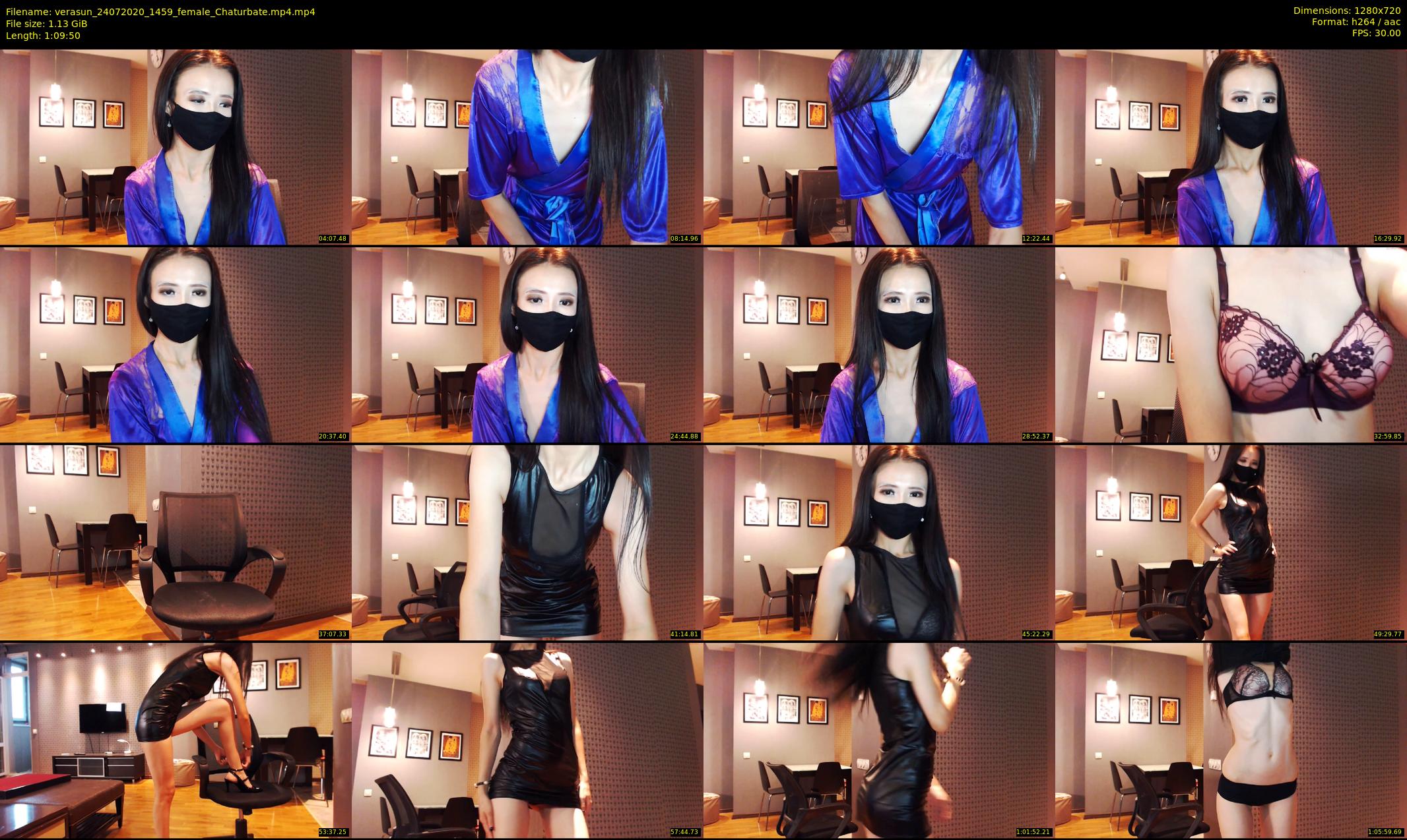verasun — 70 minute Chaturbate female cam show recording, 720p, Jul 24, 2020