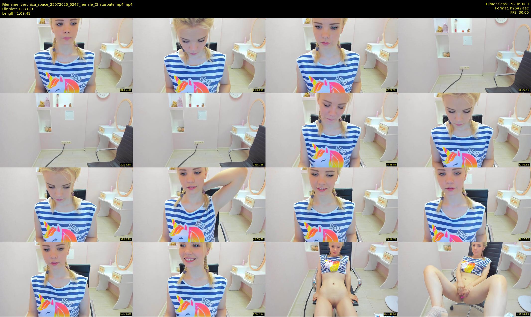 veronica_space — 70 minute Chaturbate female cam show recording, 1080p, Jul 25, 2020