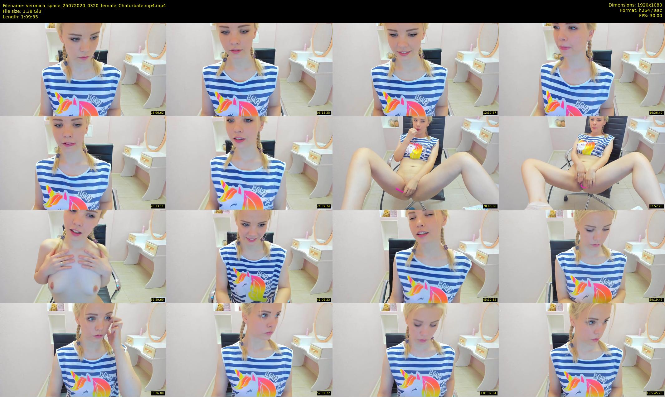 veronica_space — 70 minute Chaturbate female cam show recording, 1080p, Jul 25, 2020