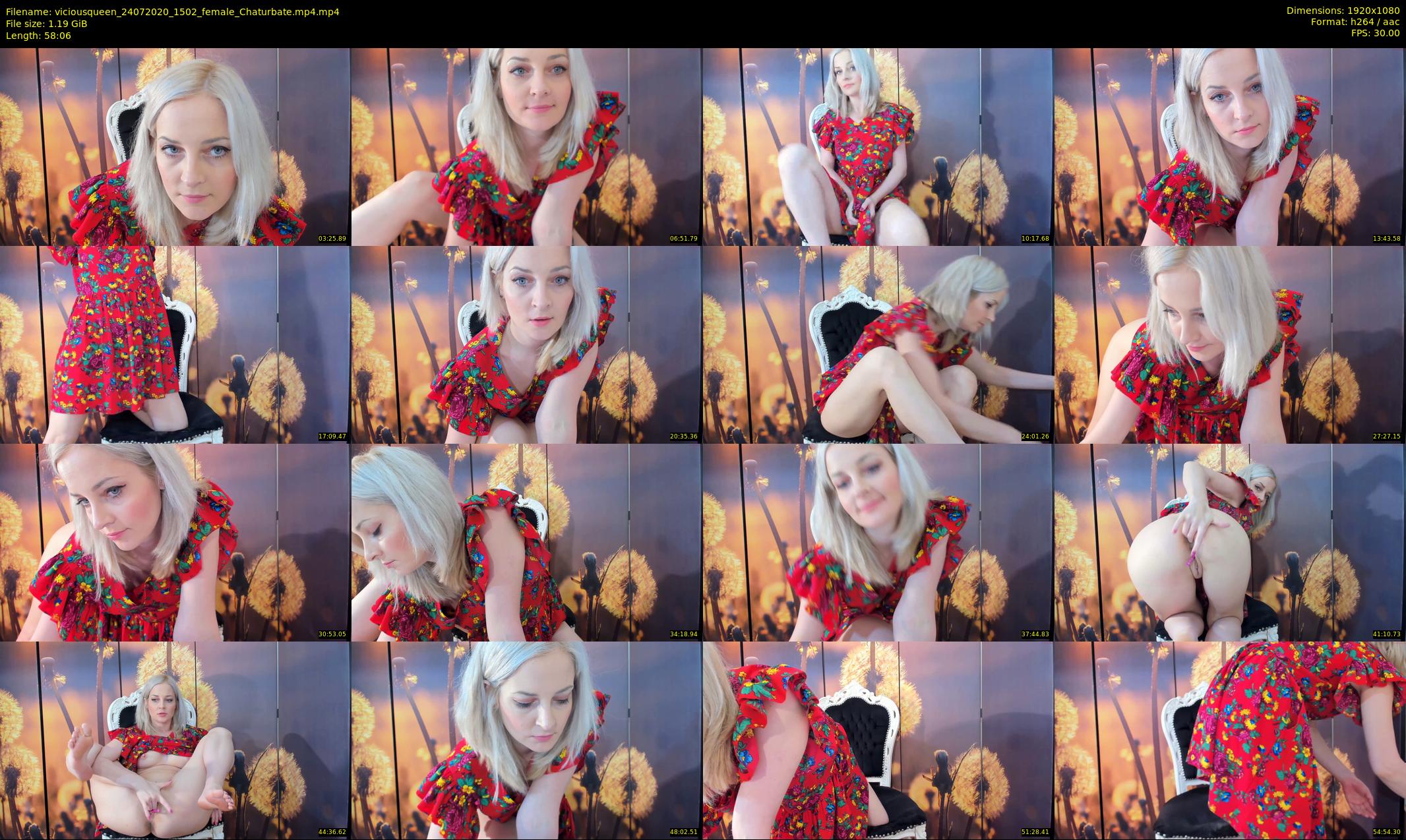 viciousqueen — 59 minute Chaturbate female cam show recording, 1080p, Jul 24, 2020