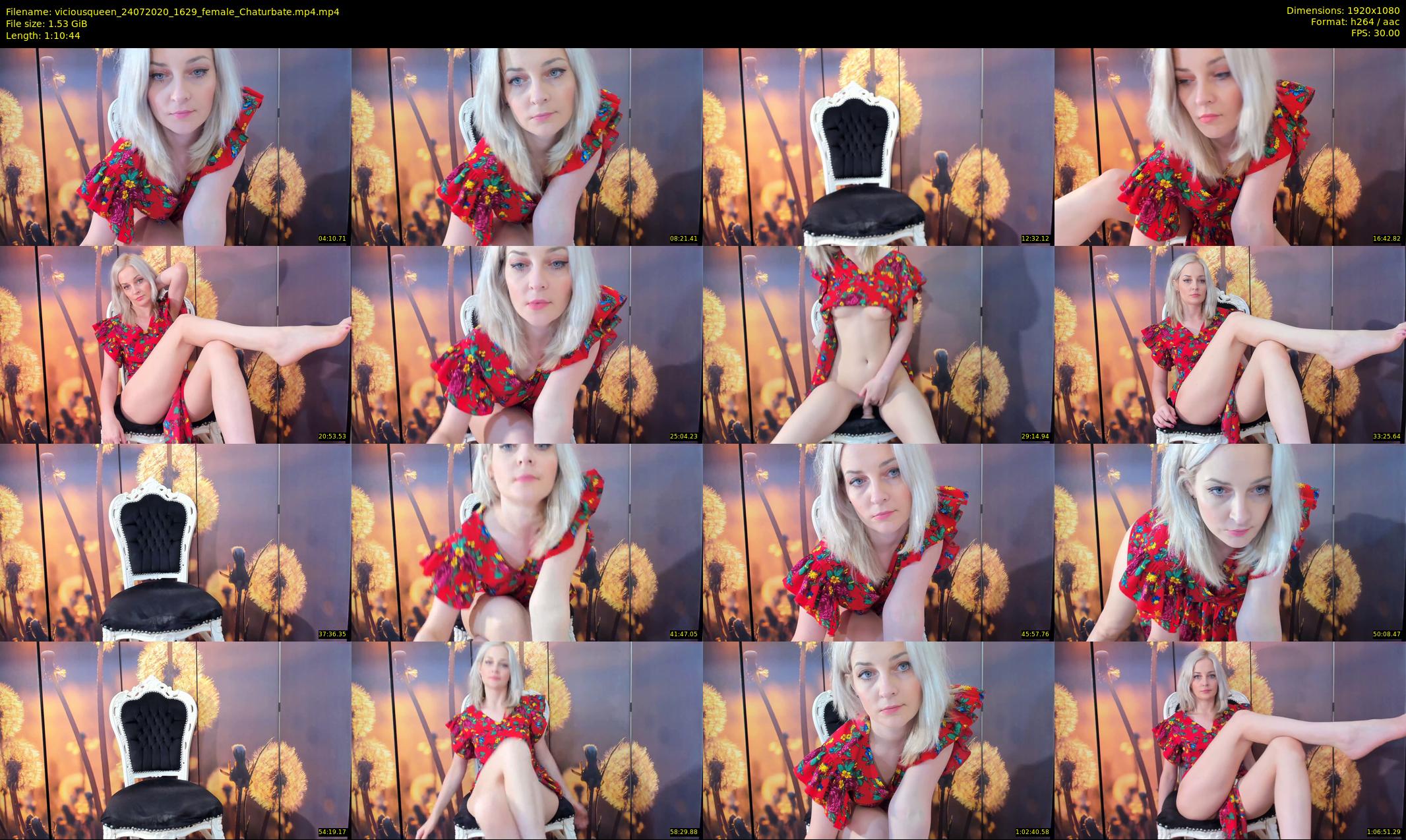 viciousqueen — 71 minute Chaturbate female cam show recording, 1080p, Jul 24, 2020