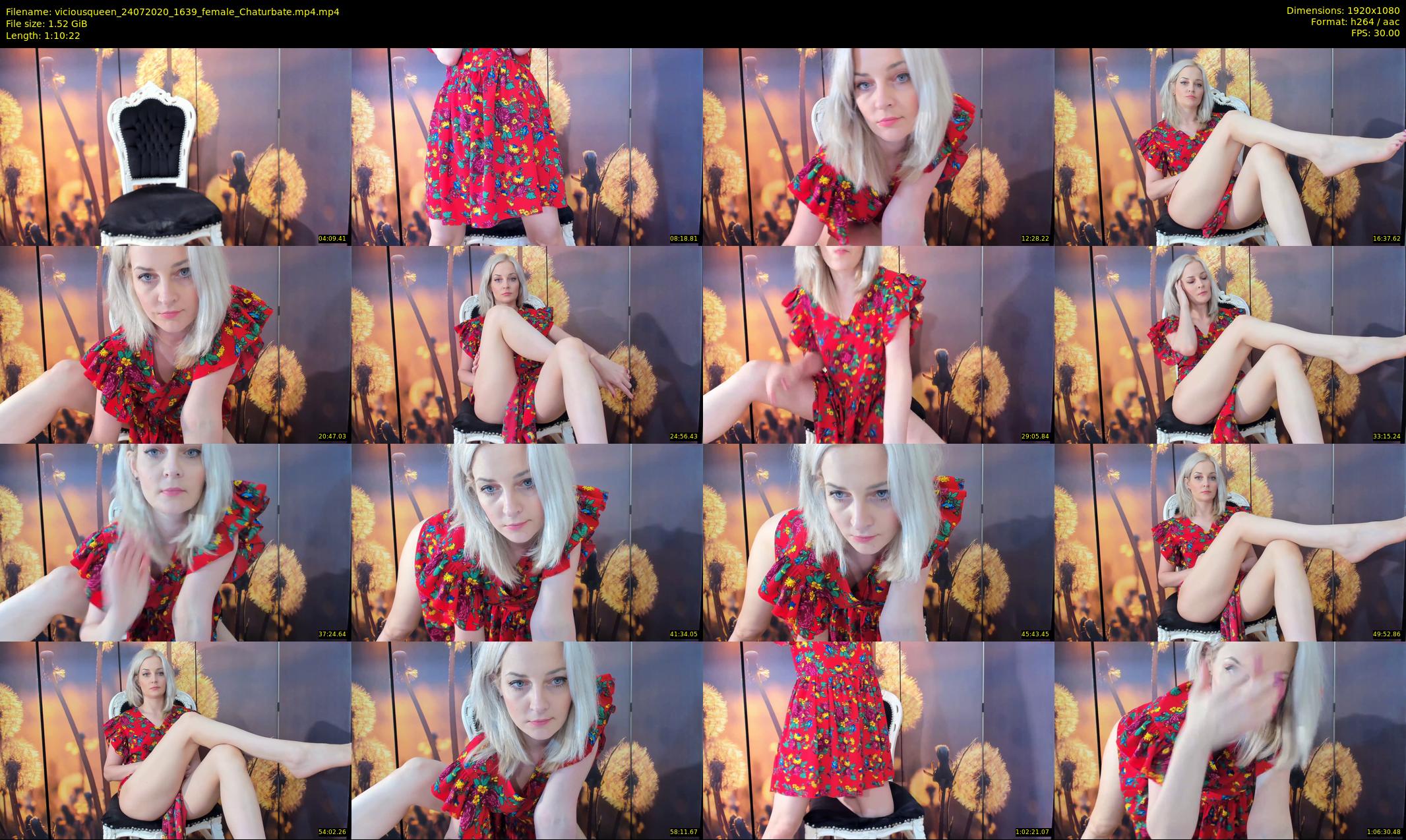 viciousqueen — 71 minute Chaturbate female cam show recording, 1080p, Jul 24, 2020
