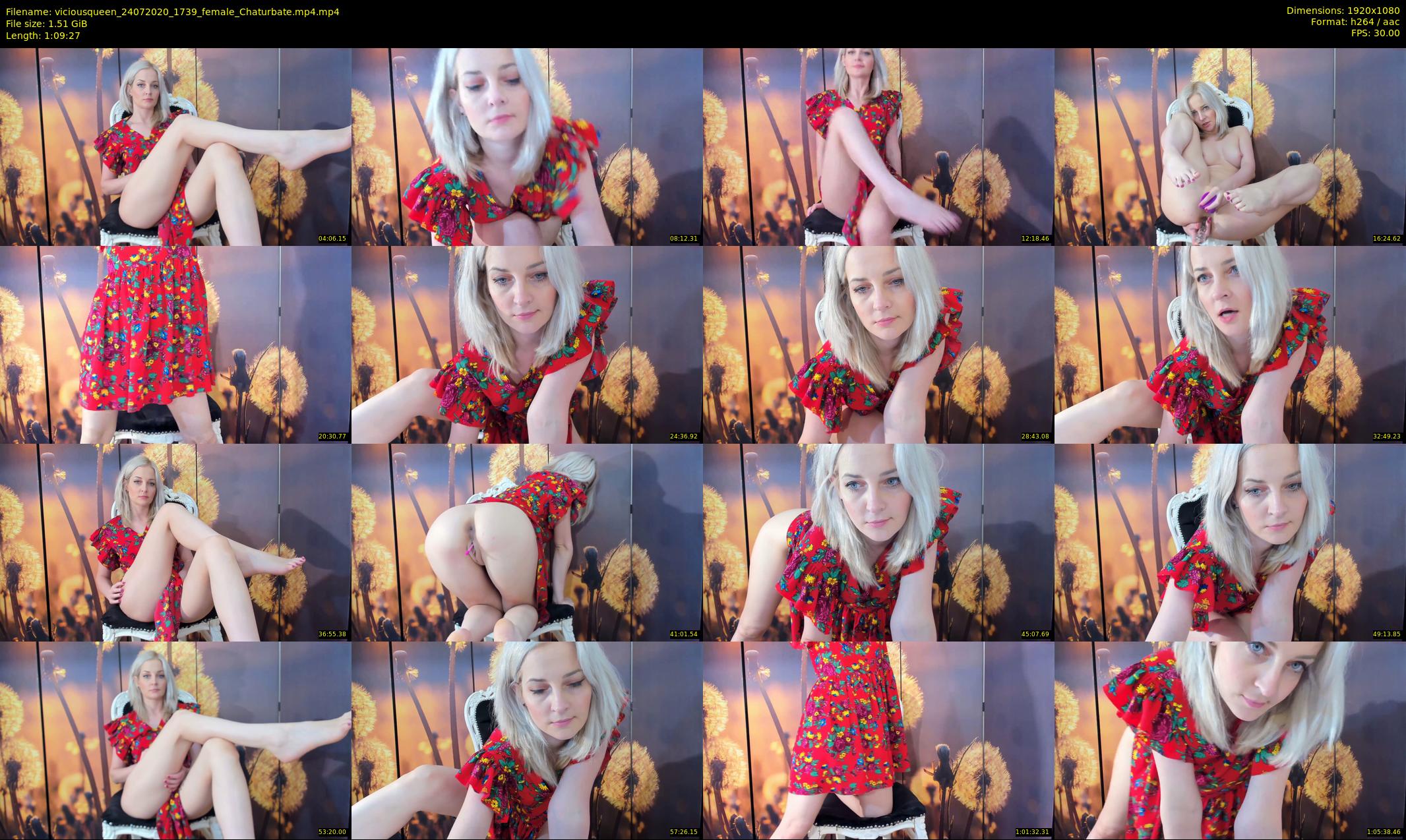 viciousqueen — 70 minute Chaturbate female cam show recording, 1080p, Jul 24, 2020