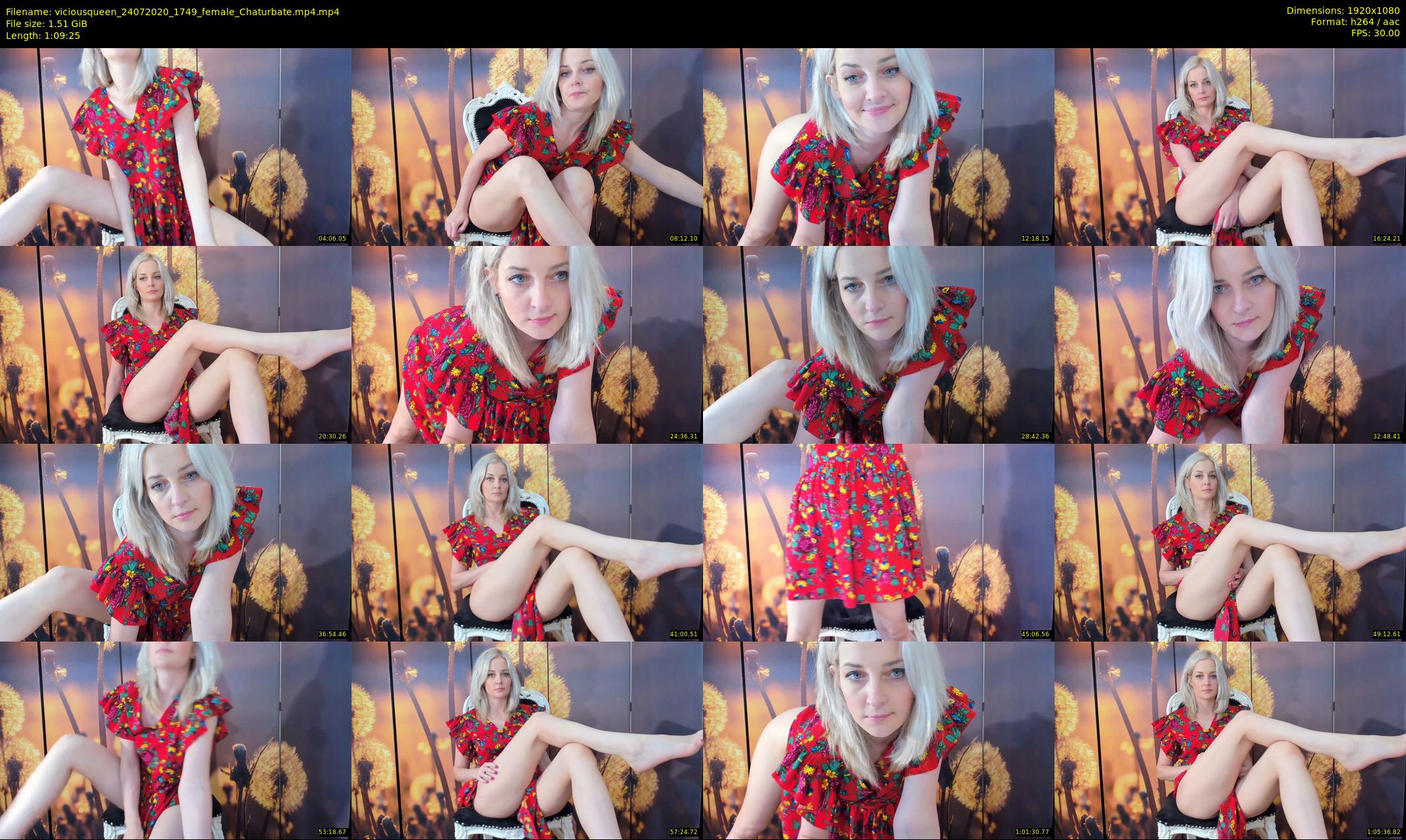 viciousqueen — 70 minute Chaturbate female cam show recording, 1080p, Jul 24, 2020