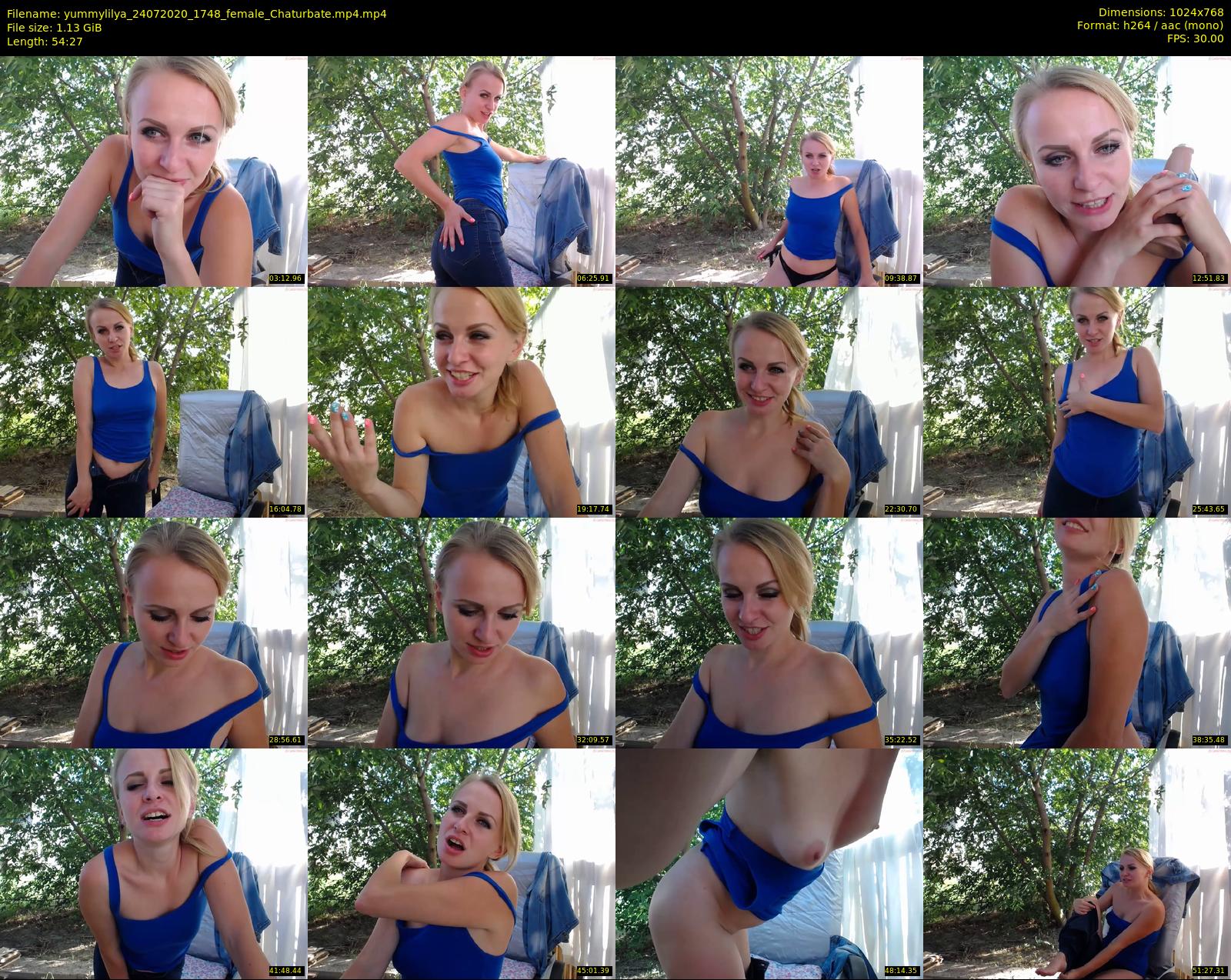 yummylilya — 55 minute Chaturbate female cam show recording, 720p, Jul 24, 2020