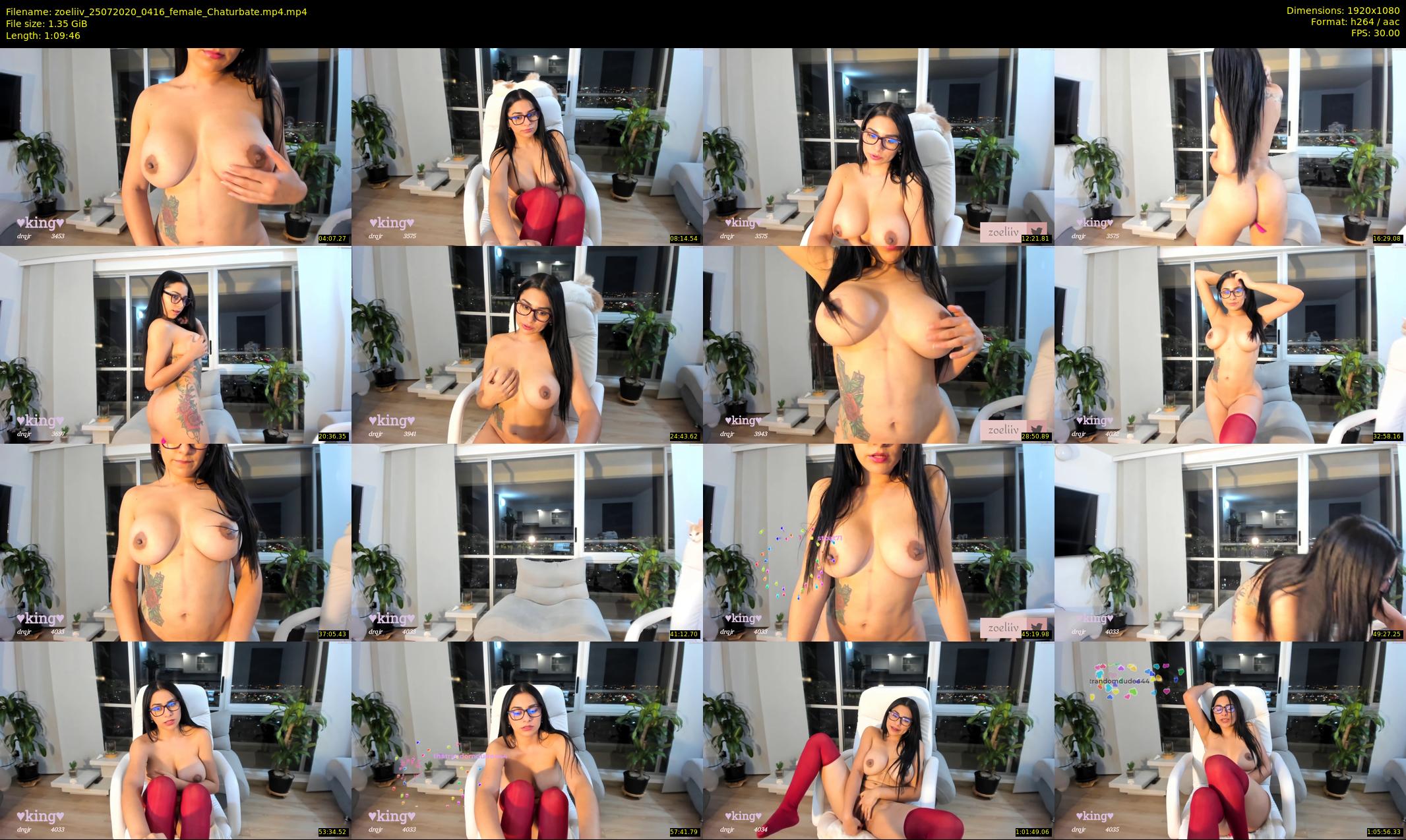 zoeliiv — 70 minute Chaturbate female cam show recording, 1080p, Jul 25, 2020