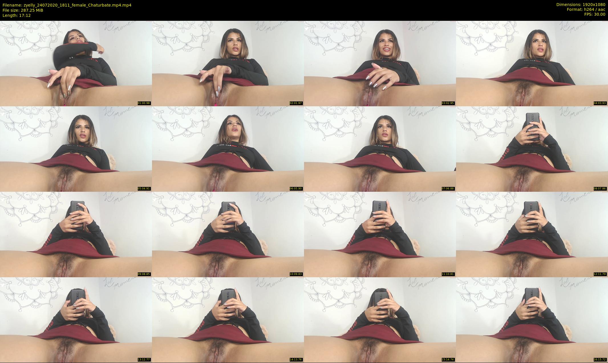 zyelly — 18 minute Chaturbate female cam show recording, 1080p, Jul 24, 2020