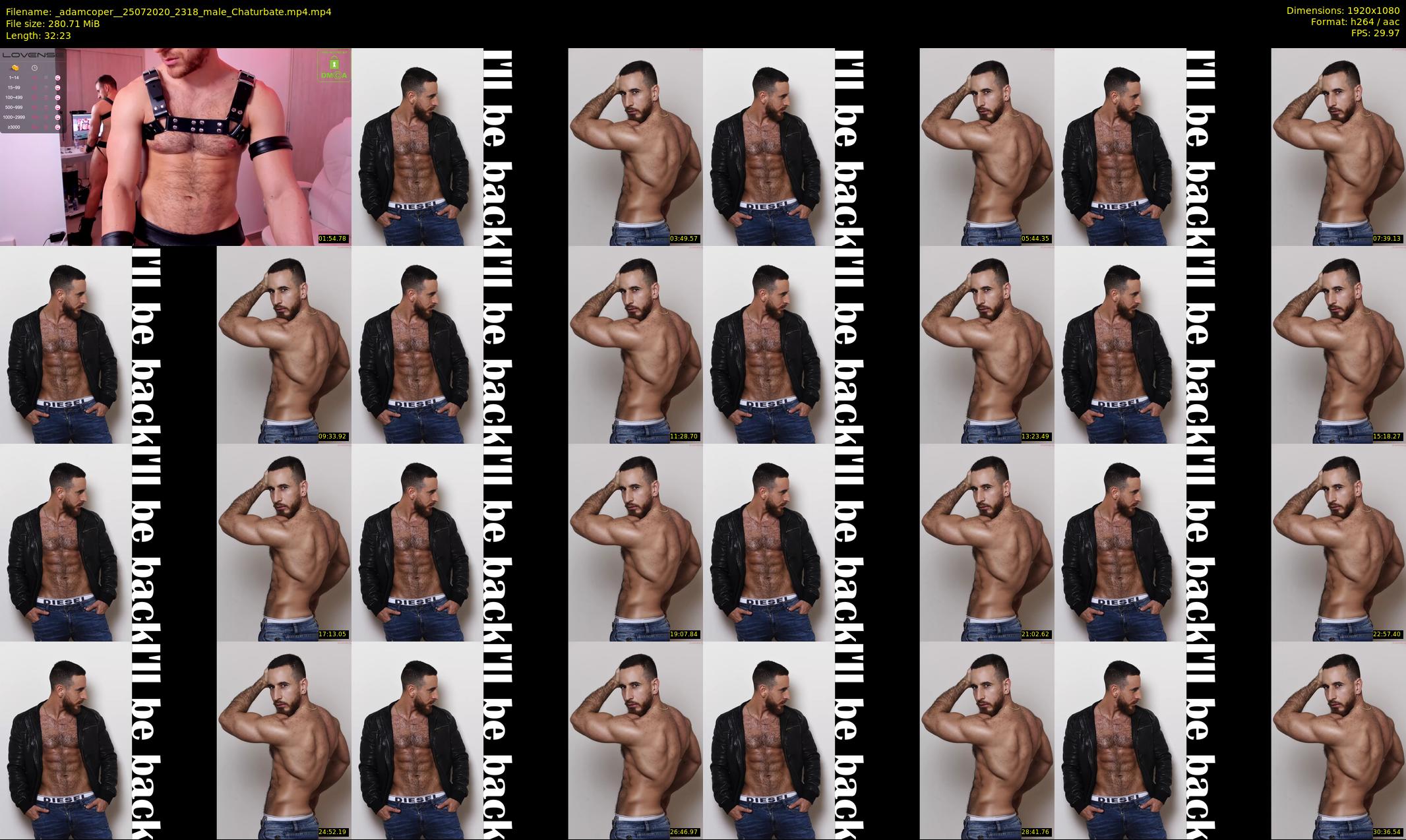 _adamcoper_ — 33 minute Chaturbate male cam show recording, 1080p, Jul 25, 2020