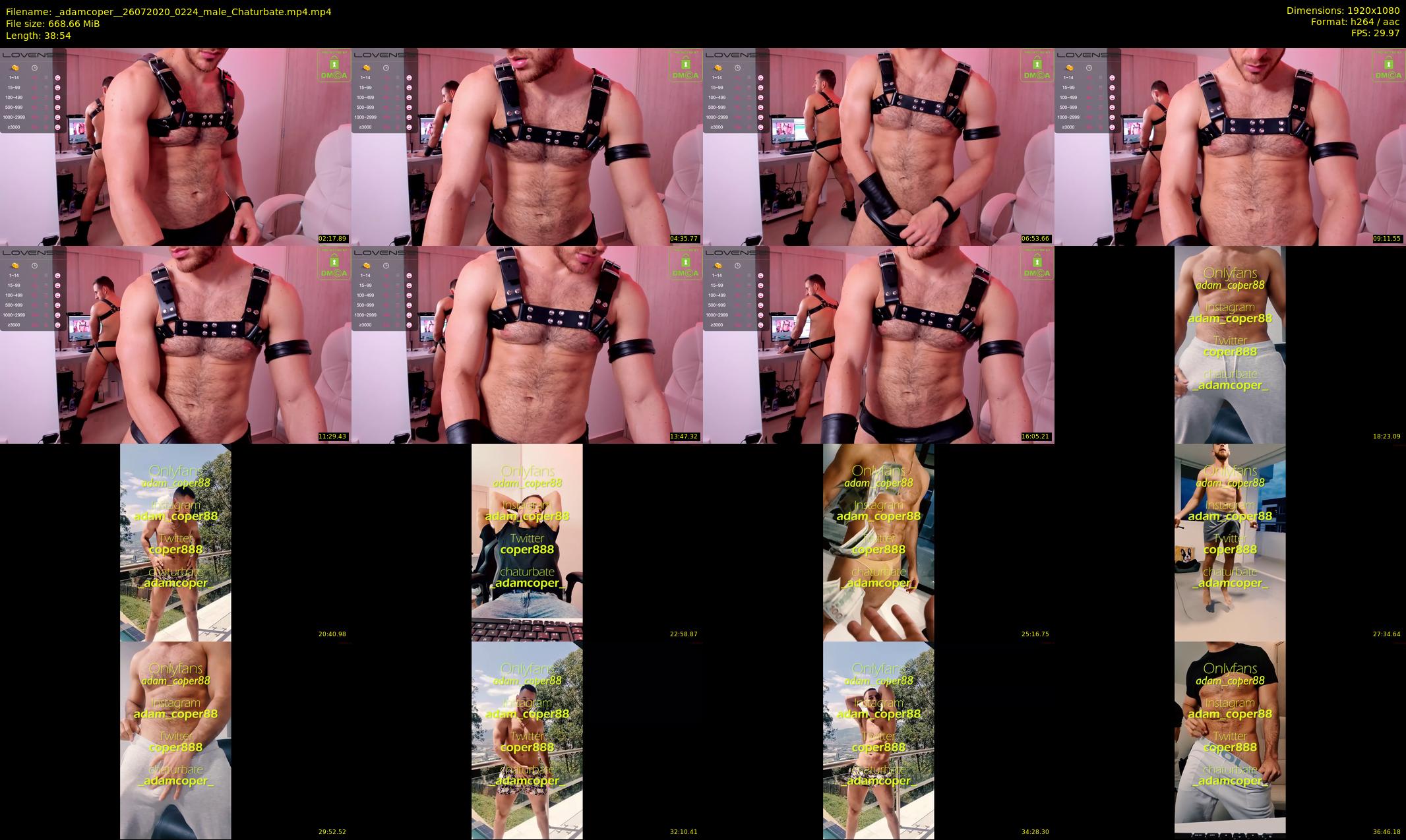 _adamcoper_ — 39 minute Chaturbate male cam show recording, 1080p, Jul 26, 2020