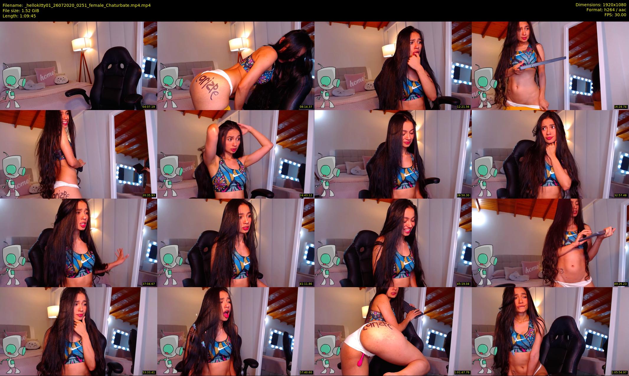 _hellokitty01 — 70 minute Chaturbate female cam show recording, 1080p, Jul 26, 2020
