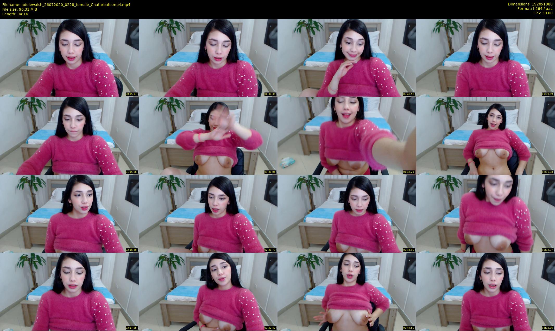 adelewalsh — 5 minute Chaturbate female cam show recording, 1080p, Jul 26, 2020