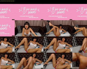 adonamazzara — 58 minute Chaturbate female cam show recording, 720p, Jul 25, 2020
