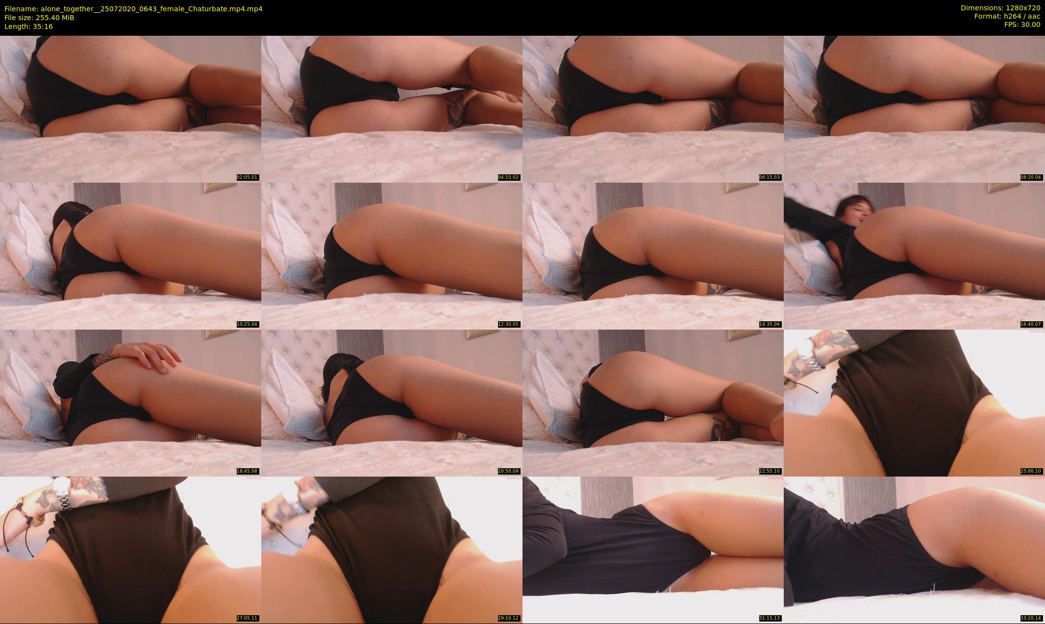 alone_together_ — 36 minute Chaturbate female cam show recording, 720p, Jul 25, 2020