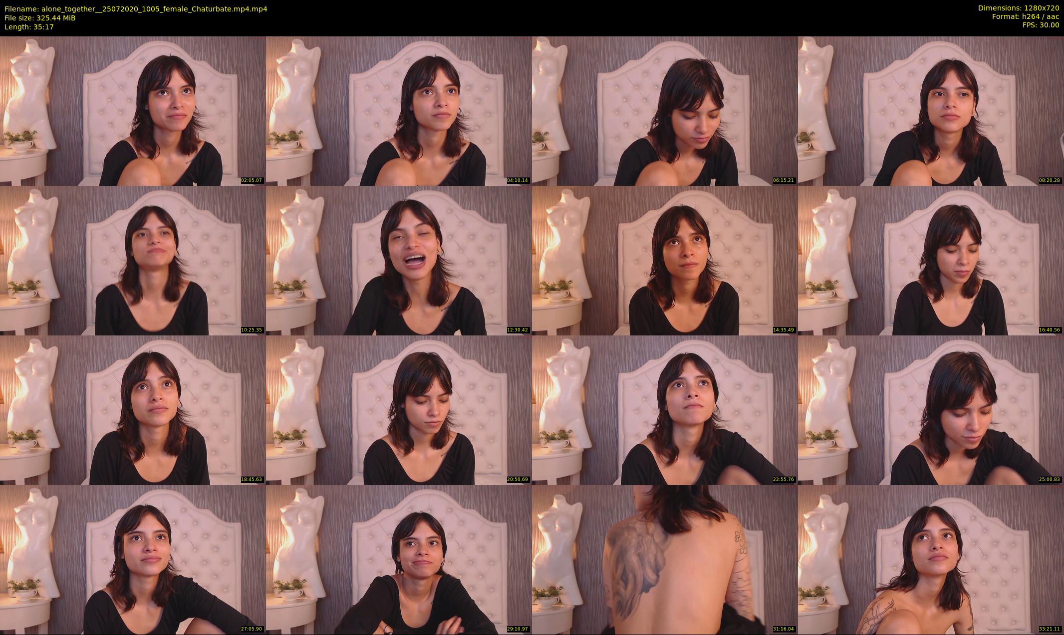 alone_together_ — 36 minute Chaturbate female cam show recording, 720p, Jul 25, 2020