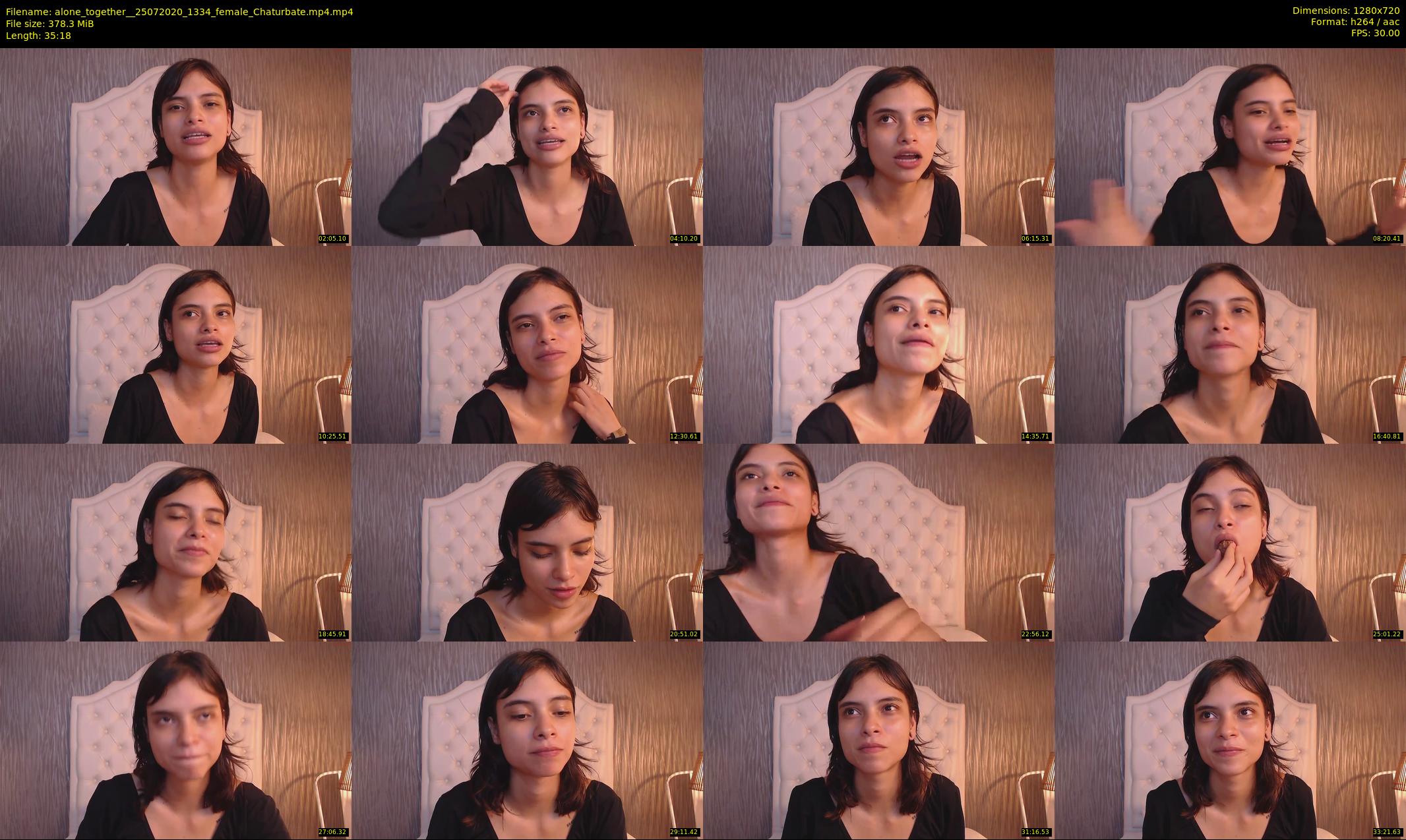 alone_together_ — 36 minute Chaturbate female cam show recording, 720p, Jul 25, 2020