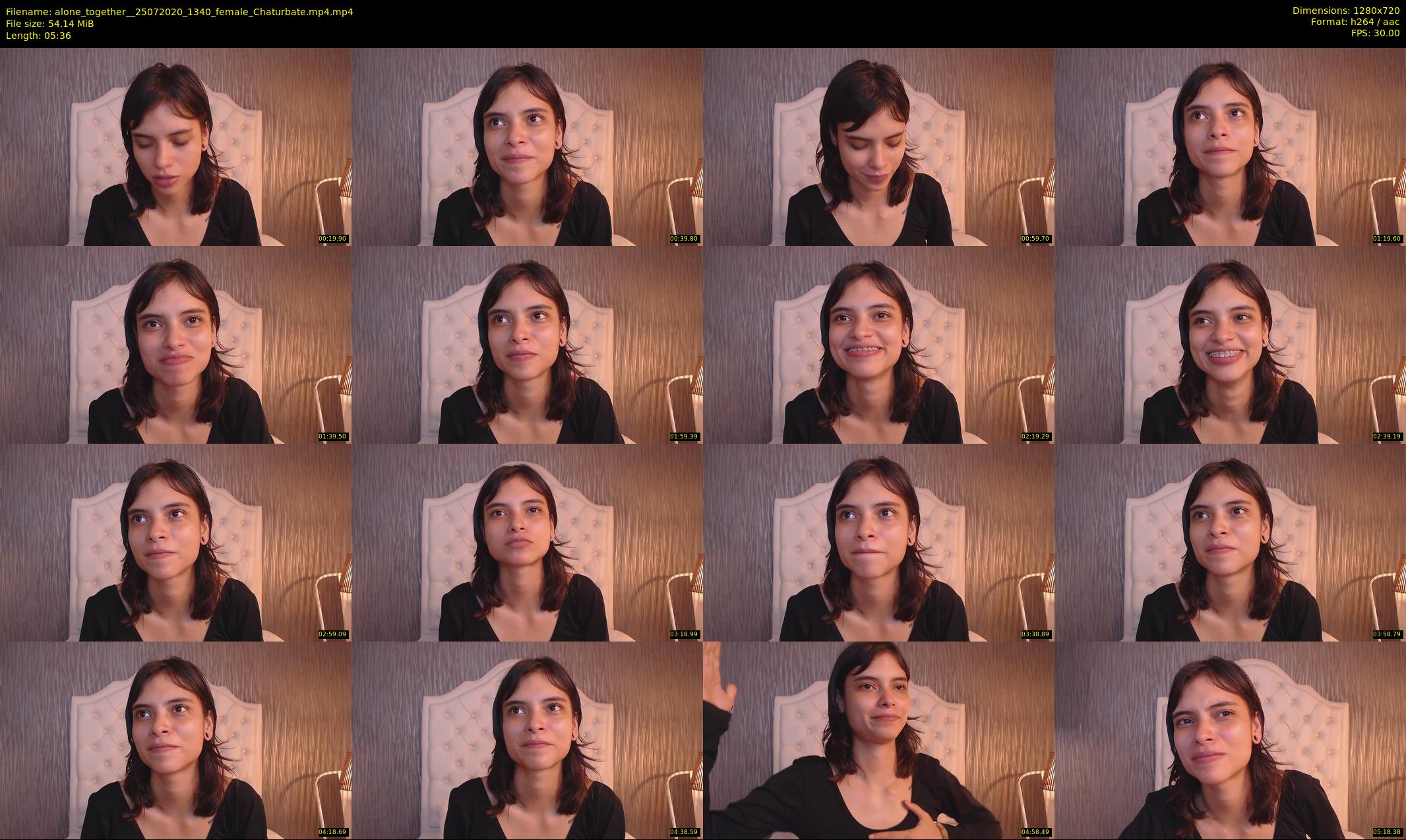 alone_together_ — 6 minute Chaturbate female cam show recording, 720p, Jul 25, 2020