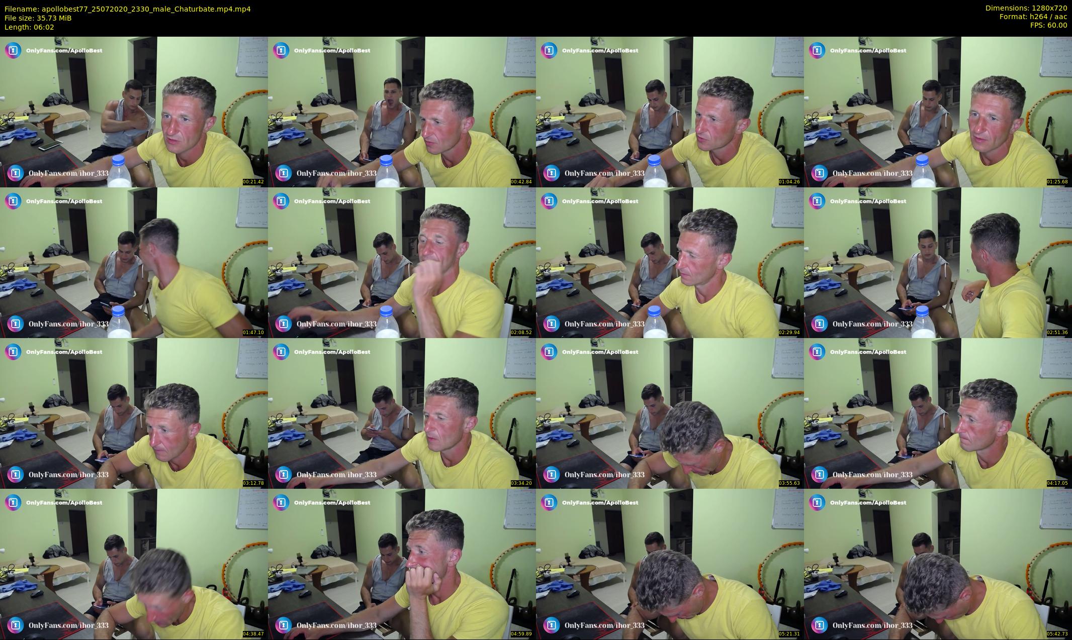 apollobest77 — 7 minute Chaturbate male cam show recording, 720p, Jul 25, 2020