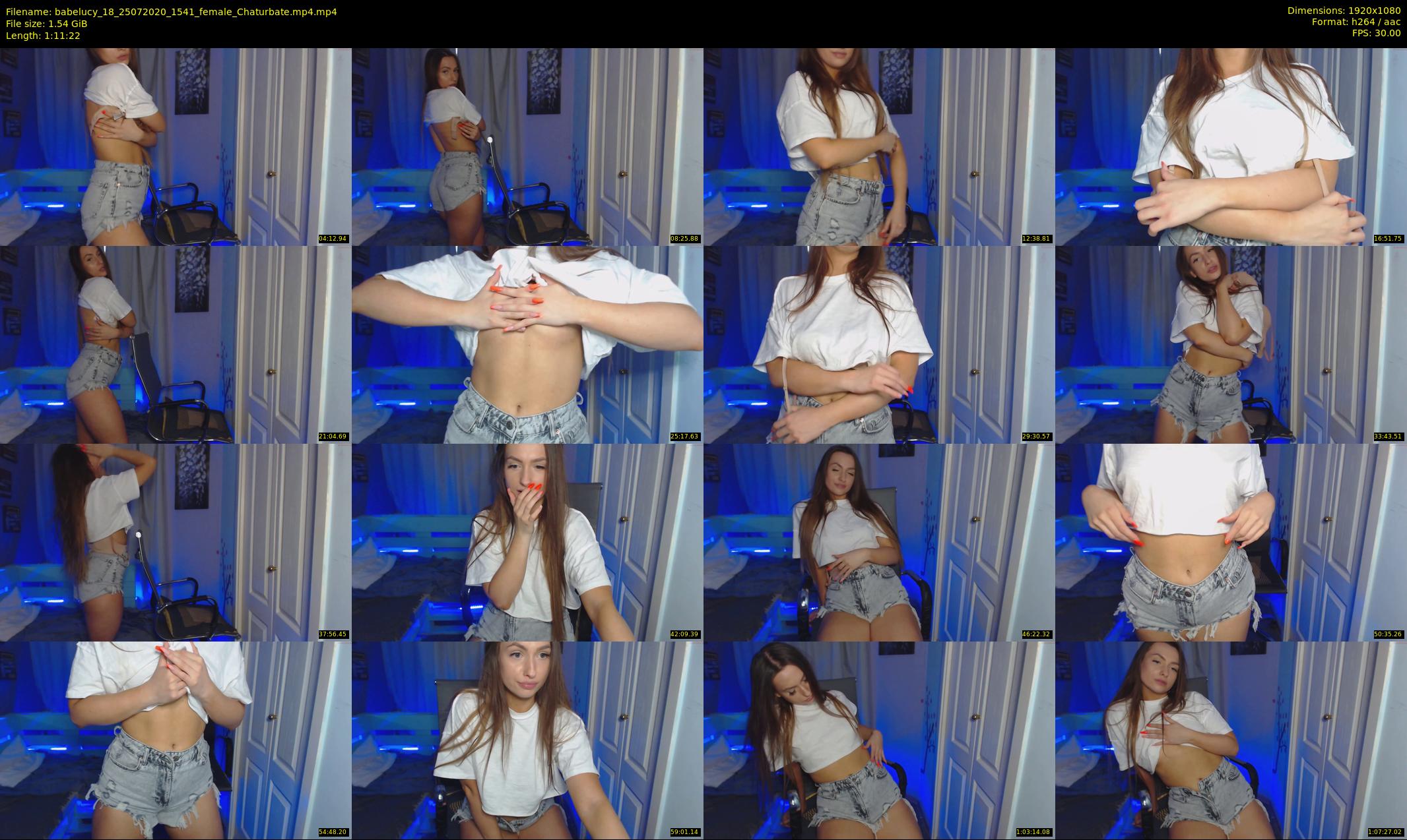 babelucy_18 — 72 minute Chaturbate female cam show recording, 1080p, Jul 25, 2020