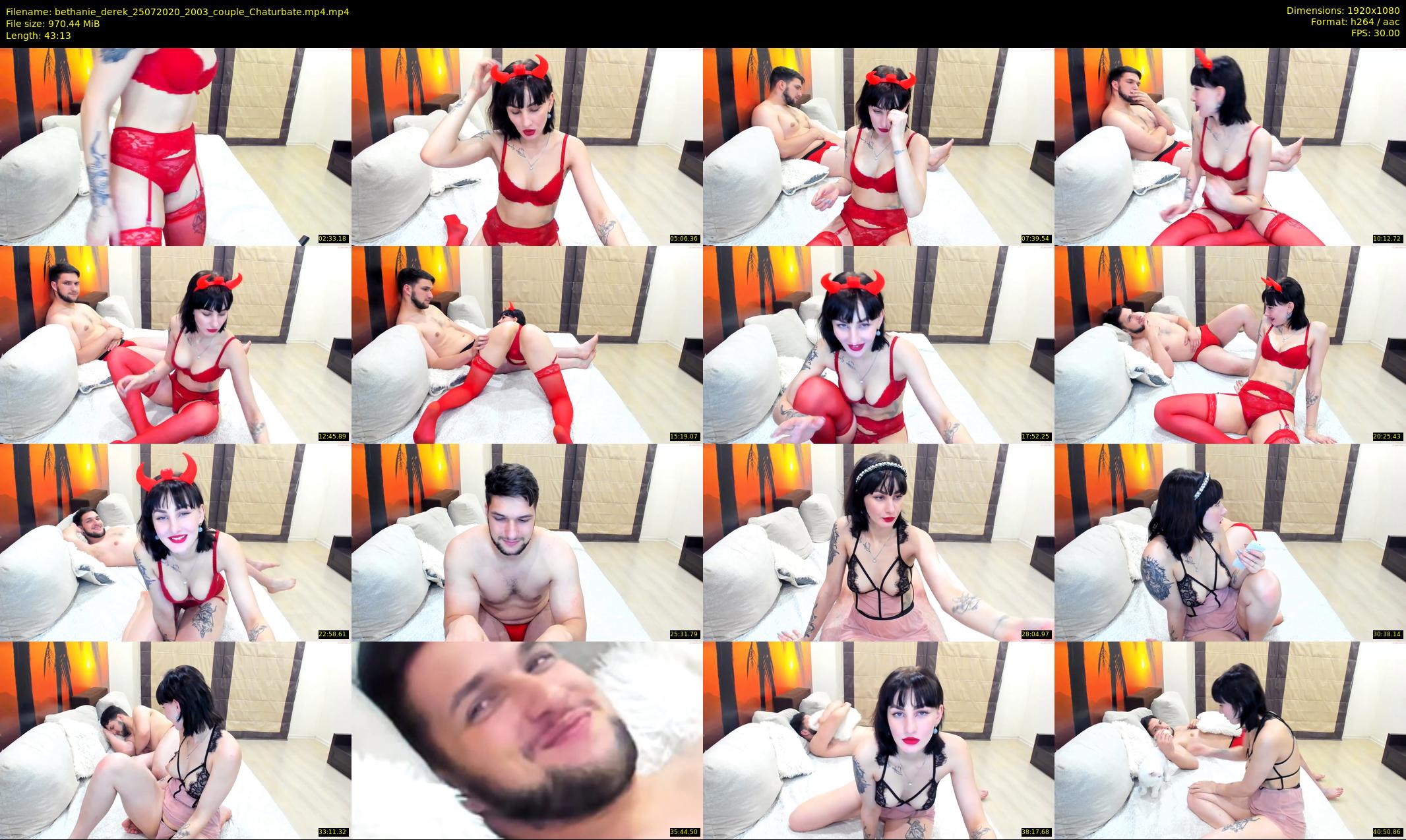 bethanie_derek — 44 minute Chaturbate couple cam show recording, 1080p, Jul 25, 2020