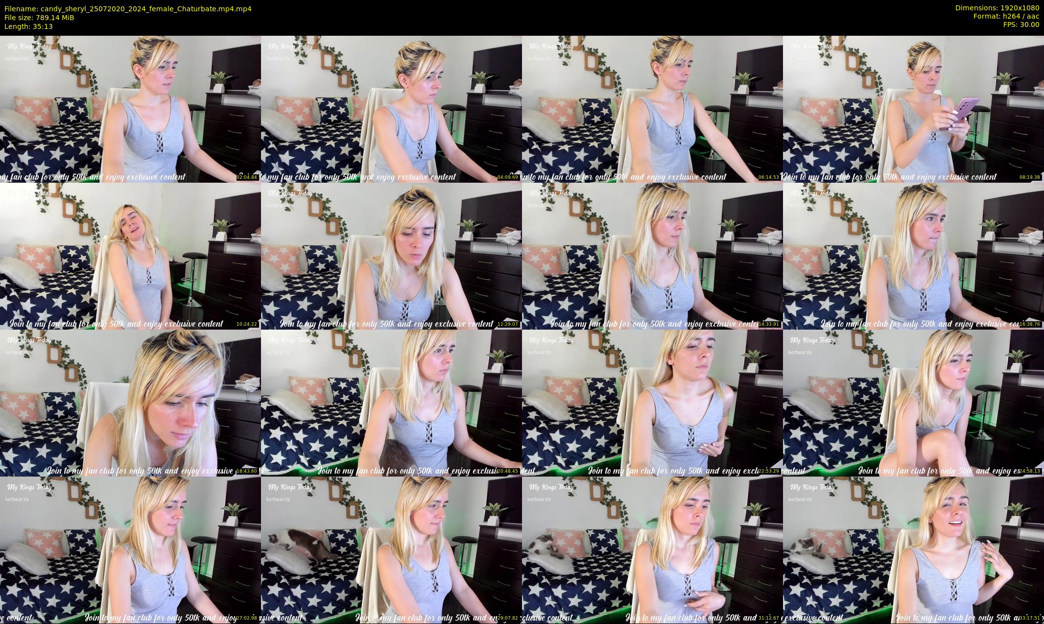 candy_sheryl — 36 minute Chaturbate female cam show recording, 1080p, Jul 25, 2020