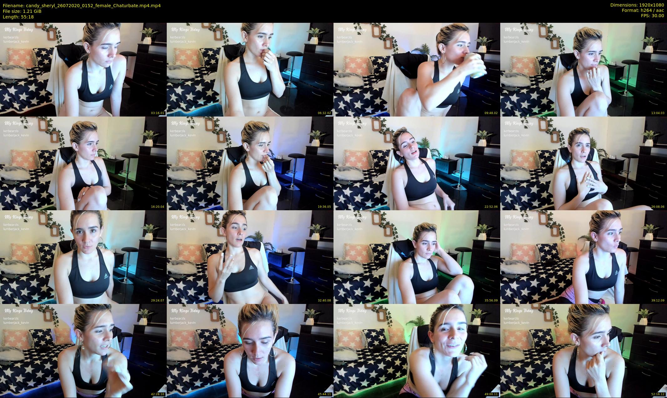 candy_sheryl — 56 minute Chaturbate female cam show recording, 1080p, Jul 26, 2020