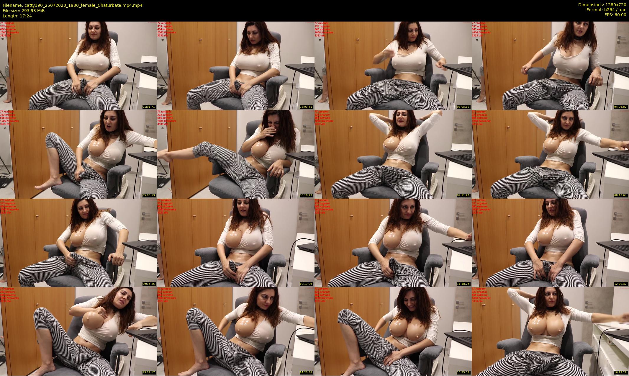 catty190 — 18 minute Chaturbate female cam show recording, 720p, Jul 25, 2020