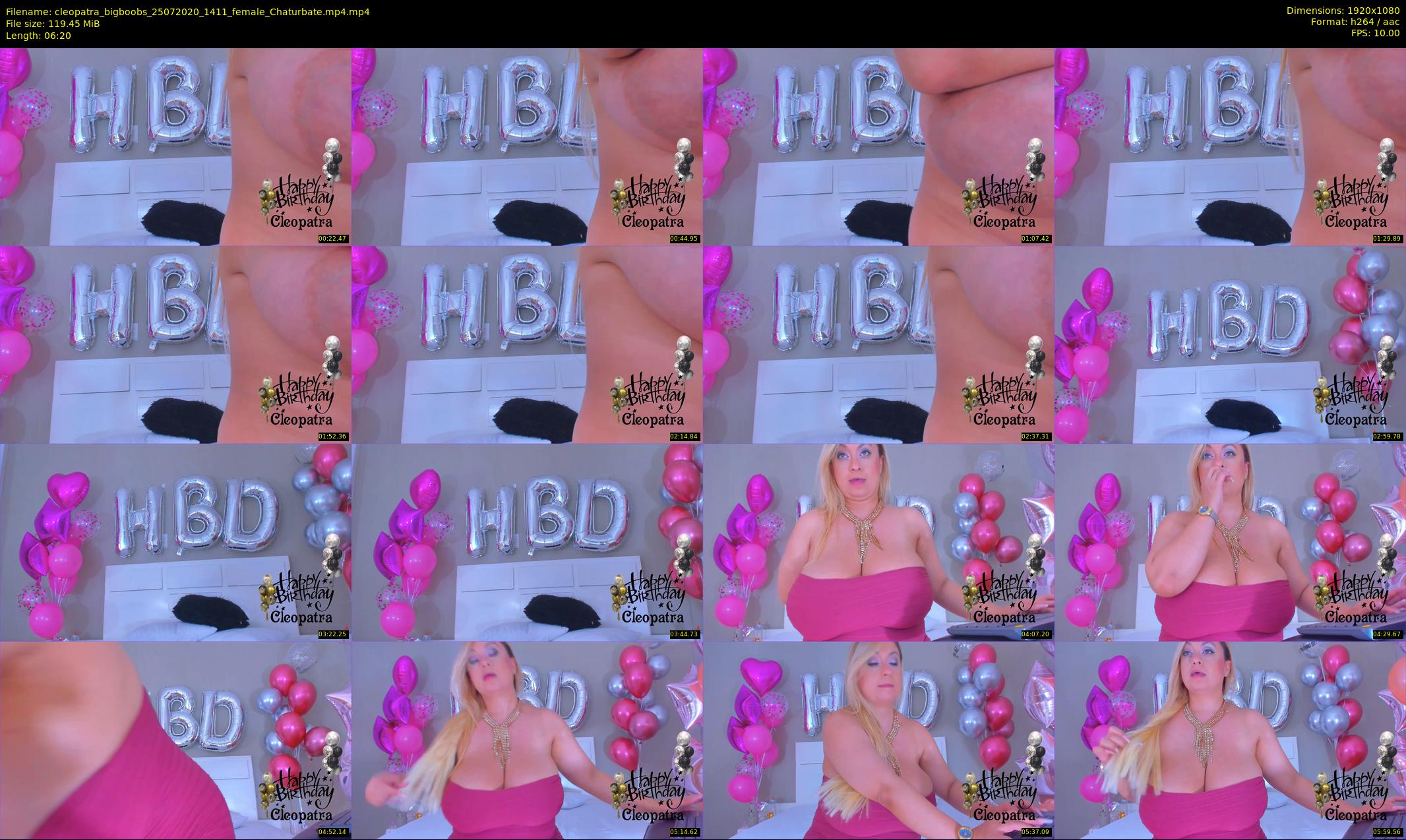 cleopatra_bigboobs — 7 minute Chaturbate female cam show recording, 1080p, Jul 25, 2020