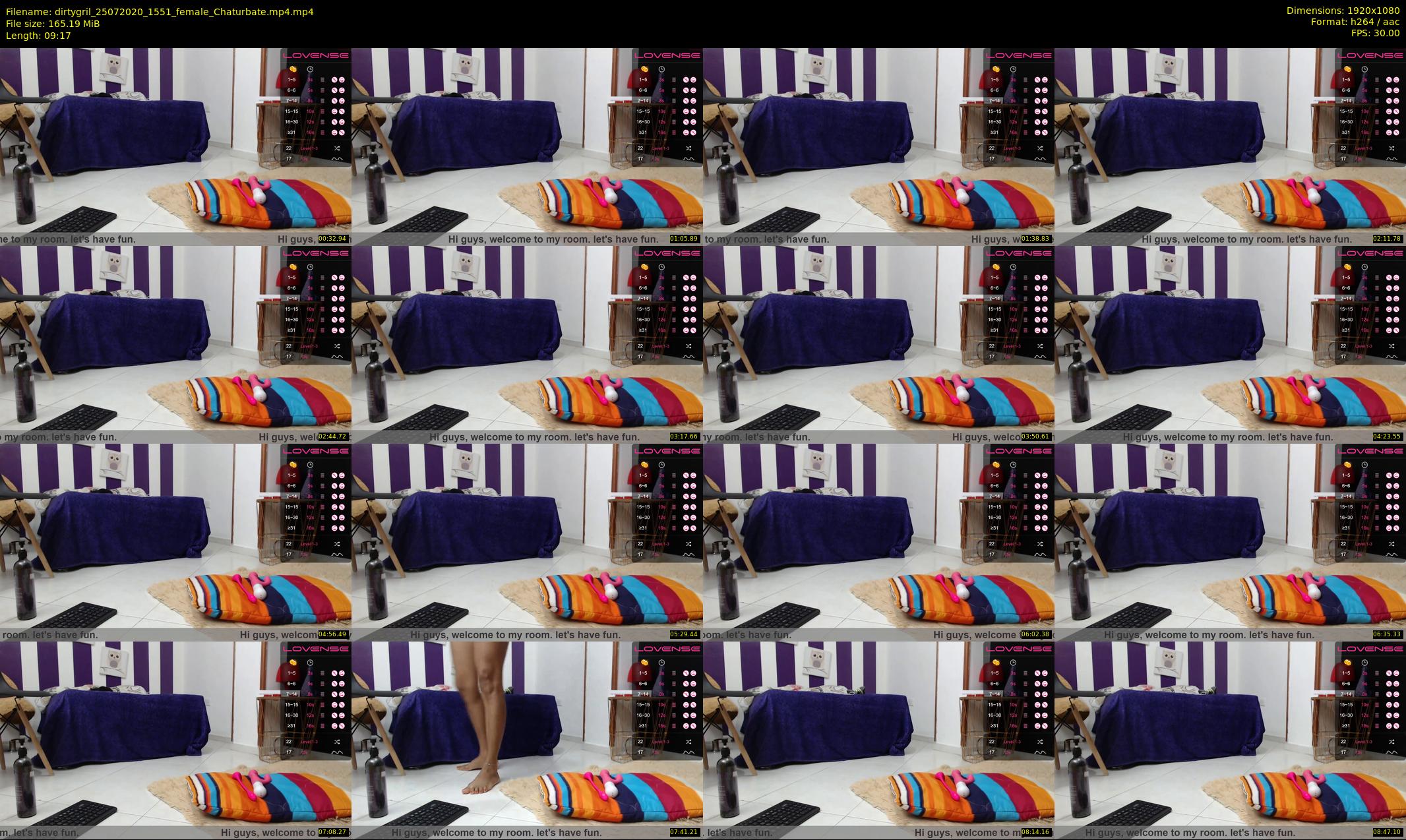 dirtygril — 10 minute Chaturbate female cam show recording, 1080p, Jul 25, 2020
