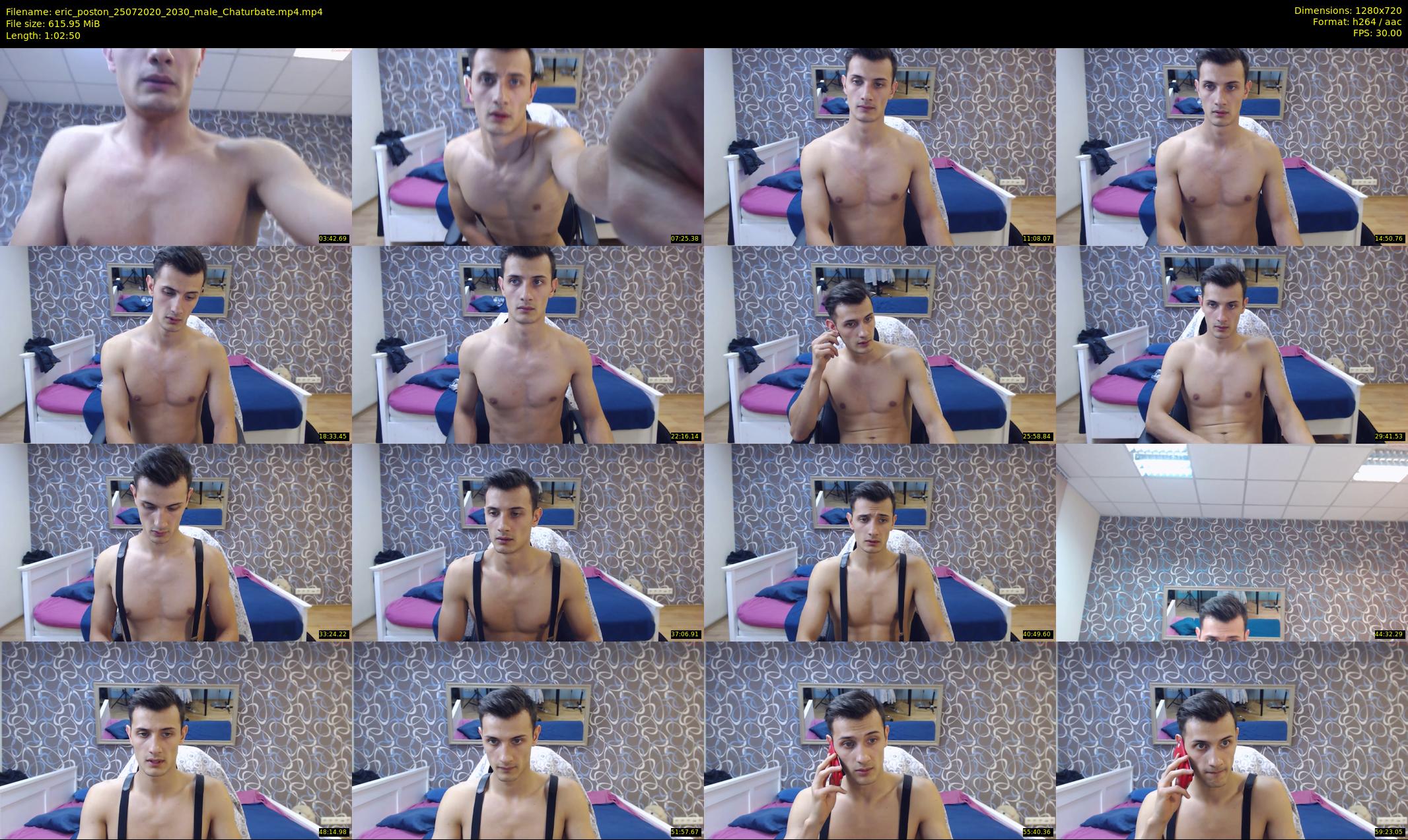 eric_poston — 63 minute Chaturbate male cam show recording, 720p, Jul 25, 2020
