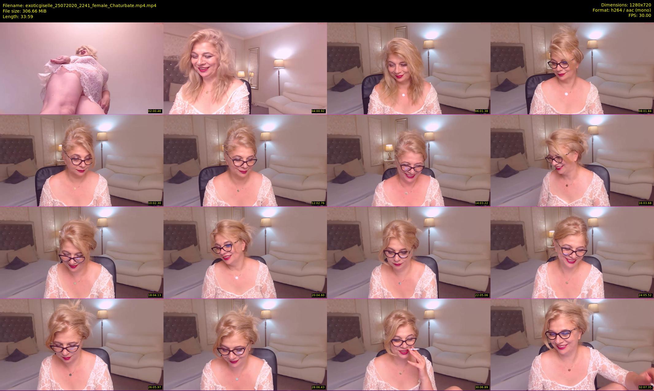 exoticgiselle — 34 minute Chaturbate female cam show recording, 720p, Jul 25, 2020