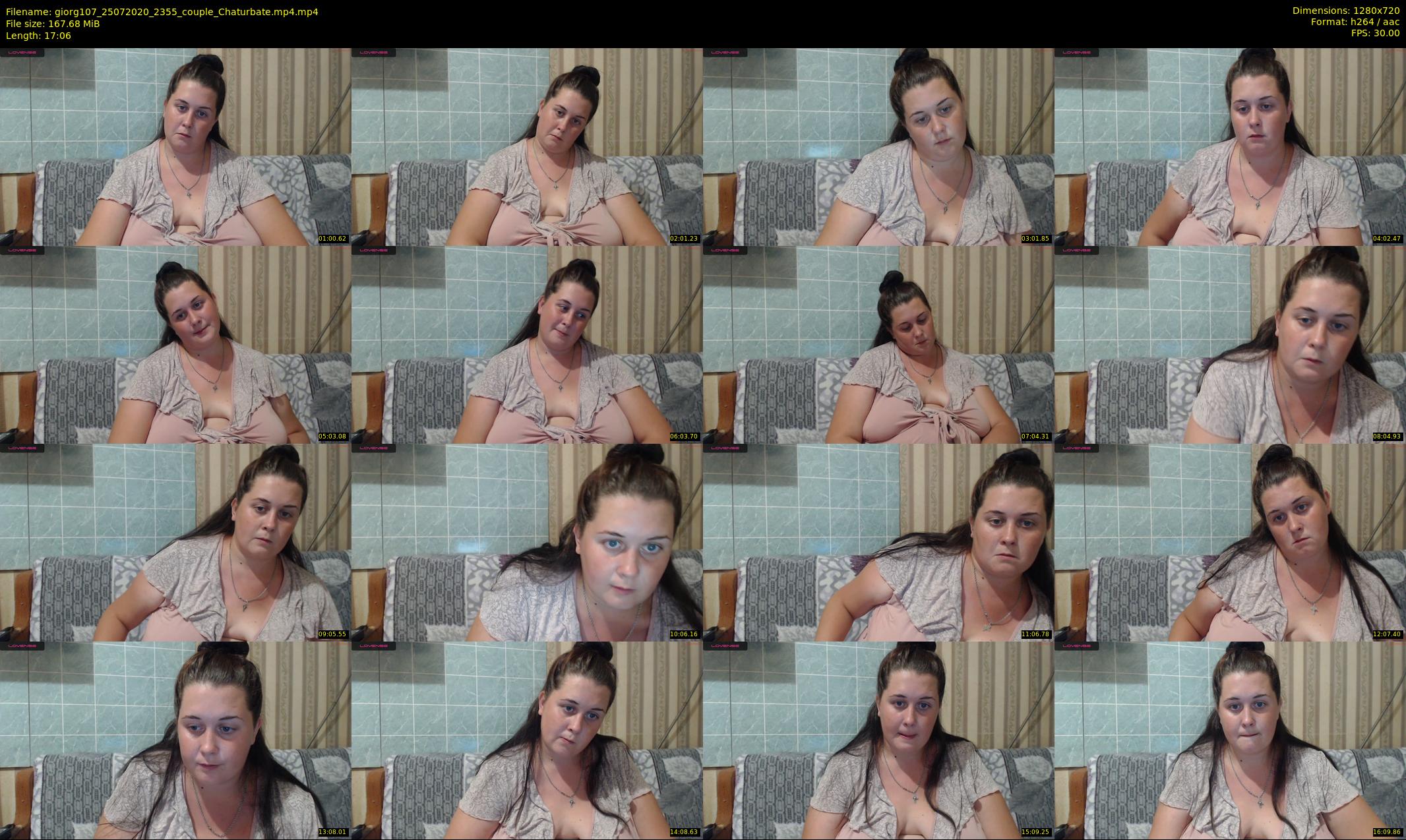 giorg107 — 18 minute Chaturbate couple cam show recording, 720p, Jul 25, 2020