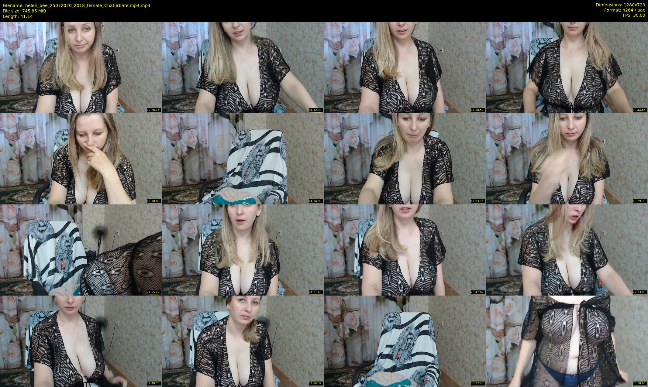 helen_bee — 42 minute Chaturbate female cam show recording, 720p, Jul 25, 2020