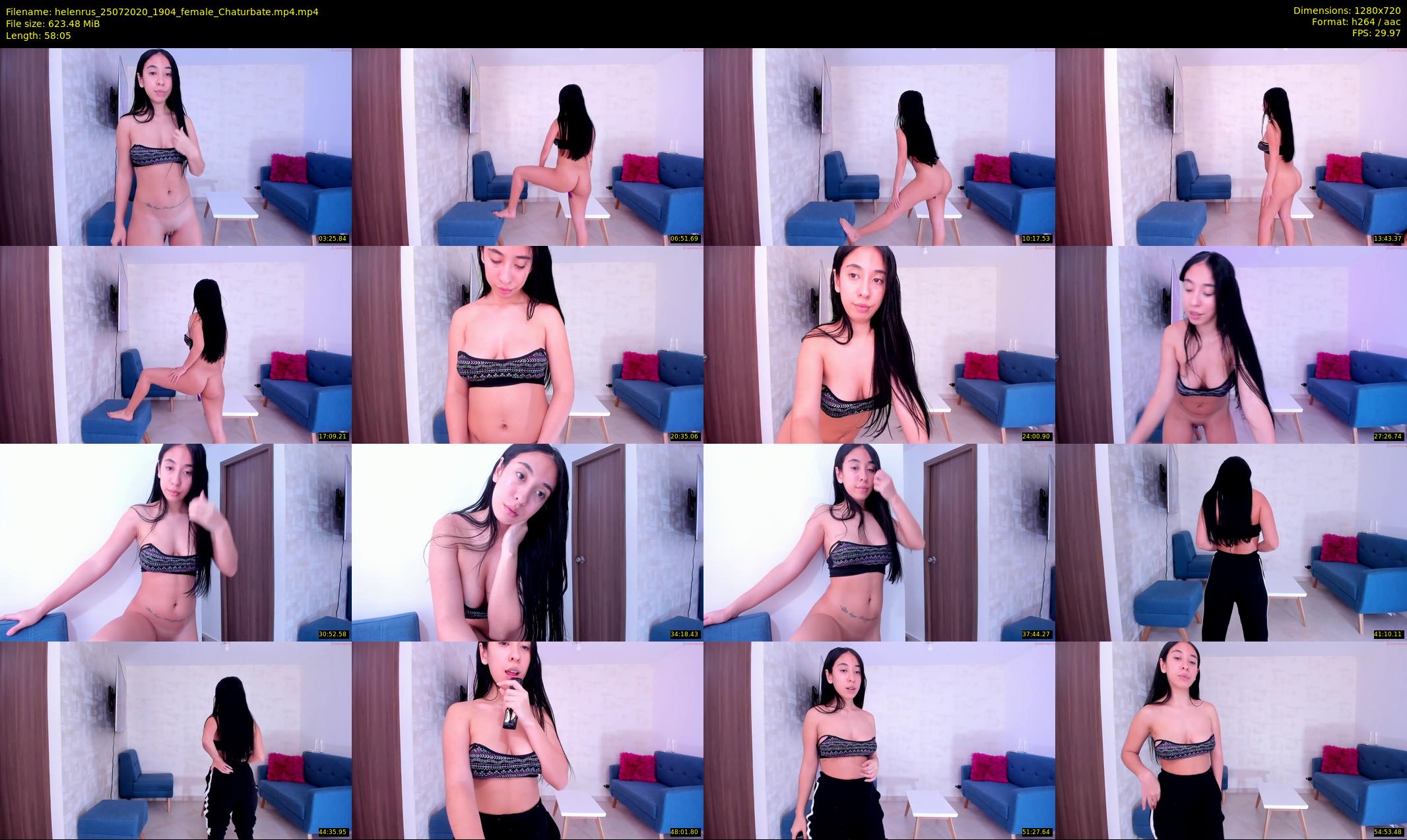 helenrus — 59 minute Chaturbate female cam show recording, 720p, Jul 25, 2020