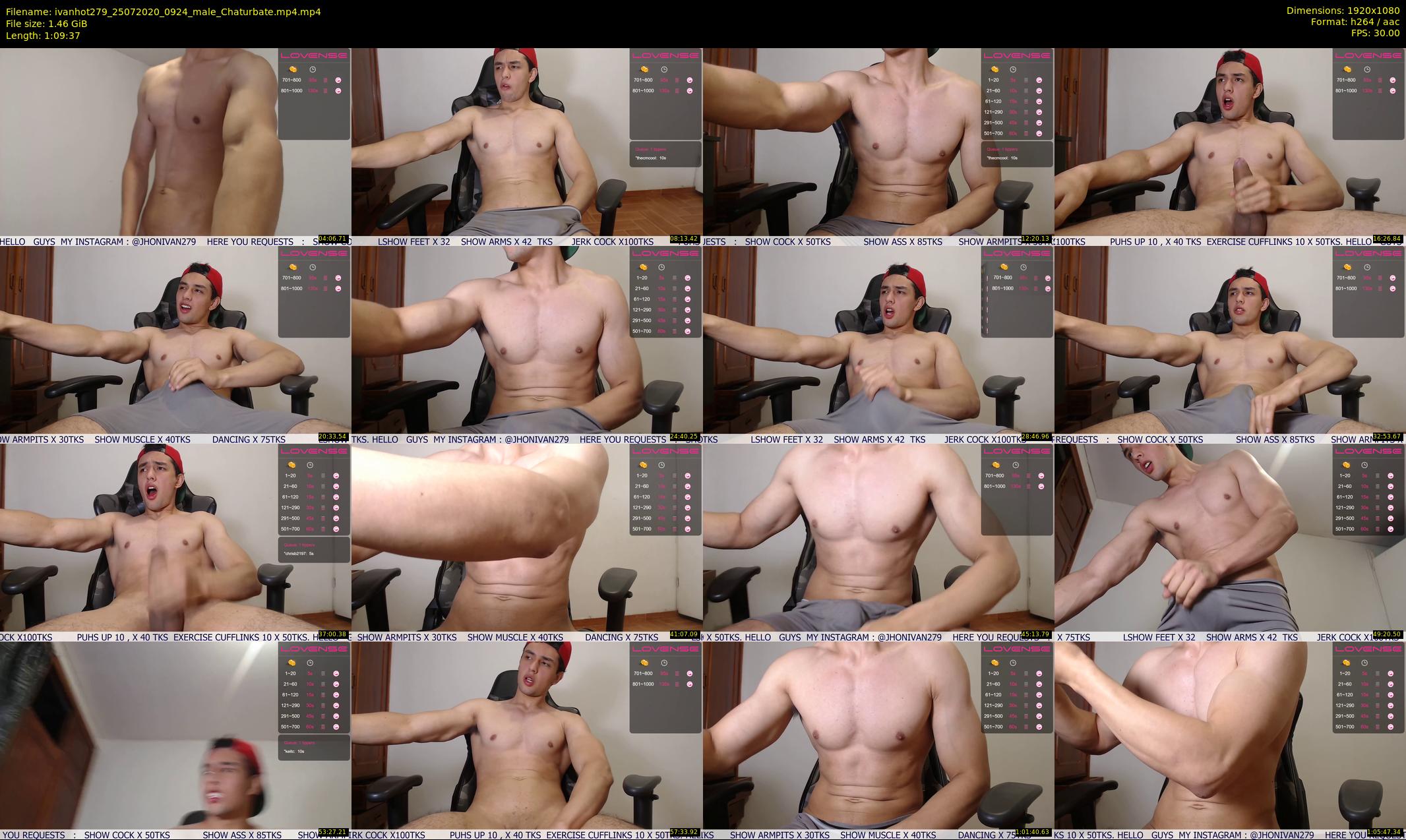 ivanhot279 — 70 minute Chaturbate male cam show recording, 1080p, Jul 25, 2020