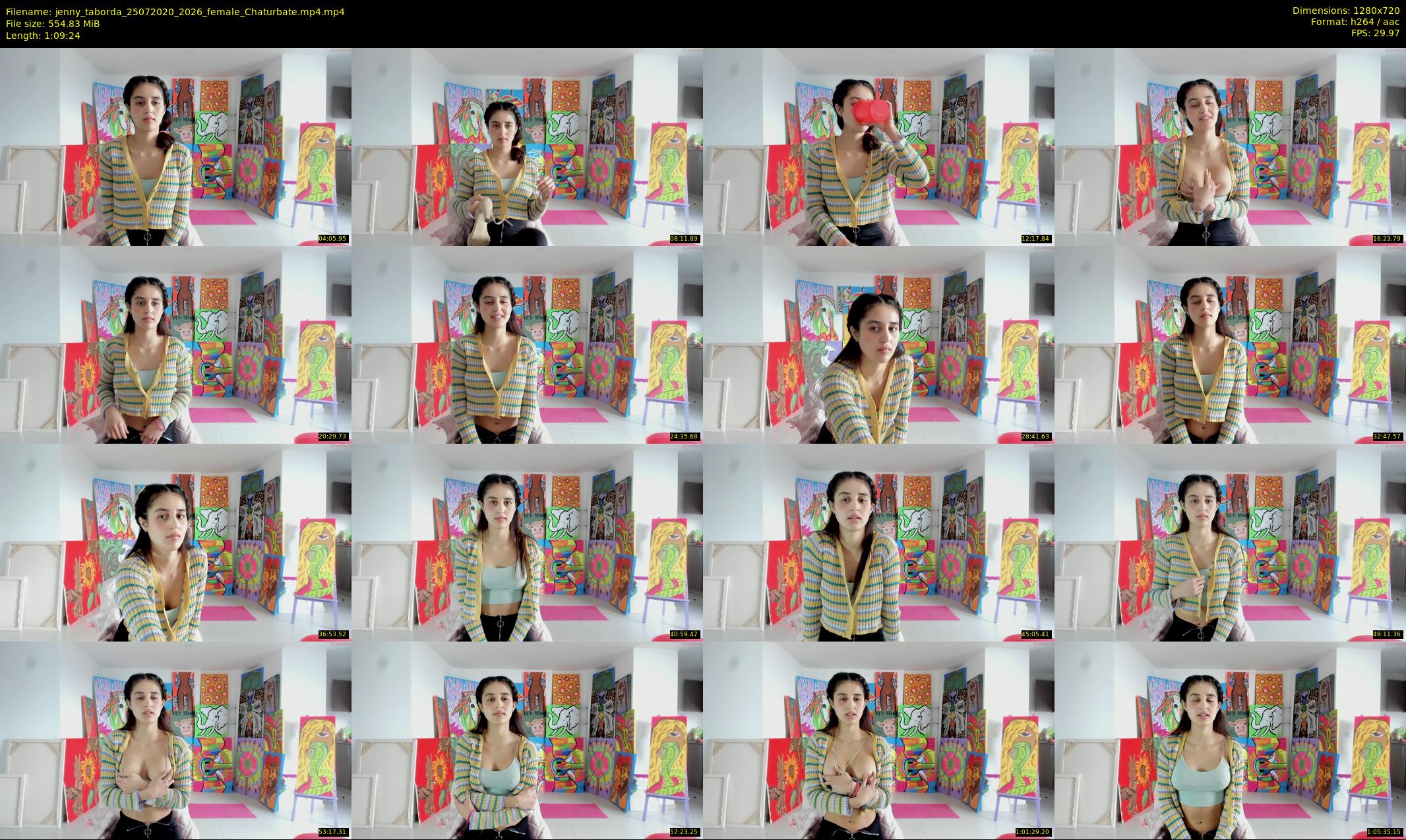 jenny_taborda — 70 minute Chaturbate female cam show recording, 720p, Jul 25, 2020