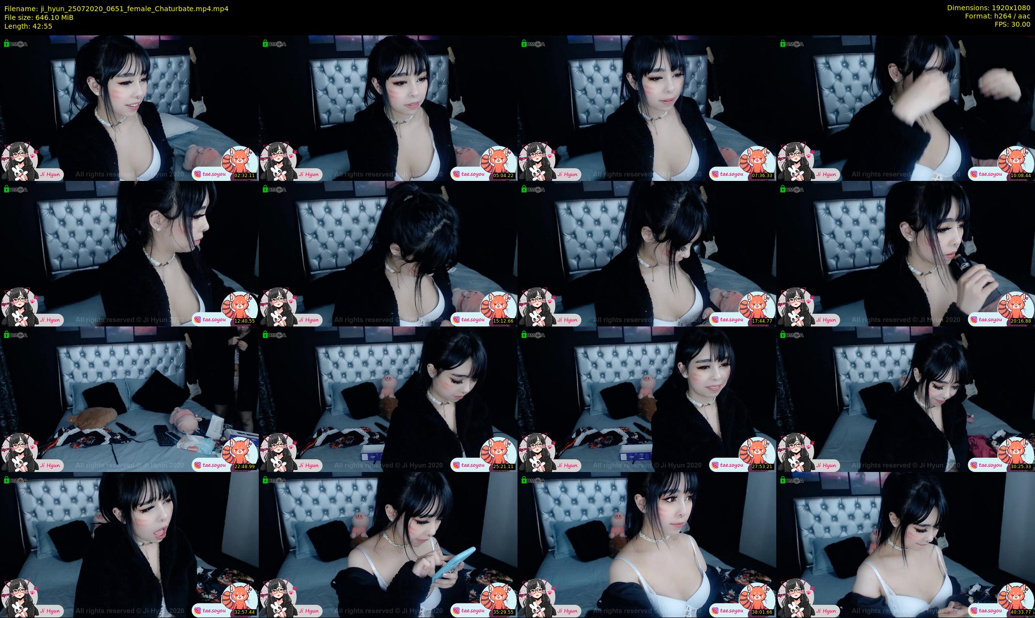 ji_hyun — 43 minute Chaturbate female cam show recording, 1080p, Jul 25, 2020