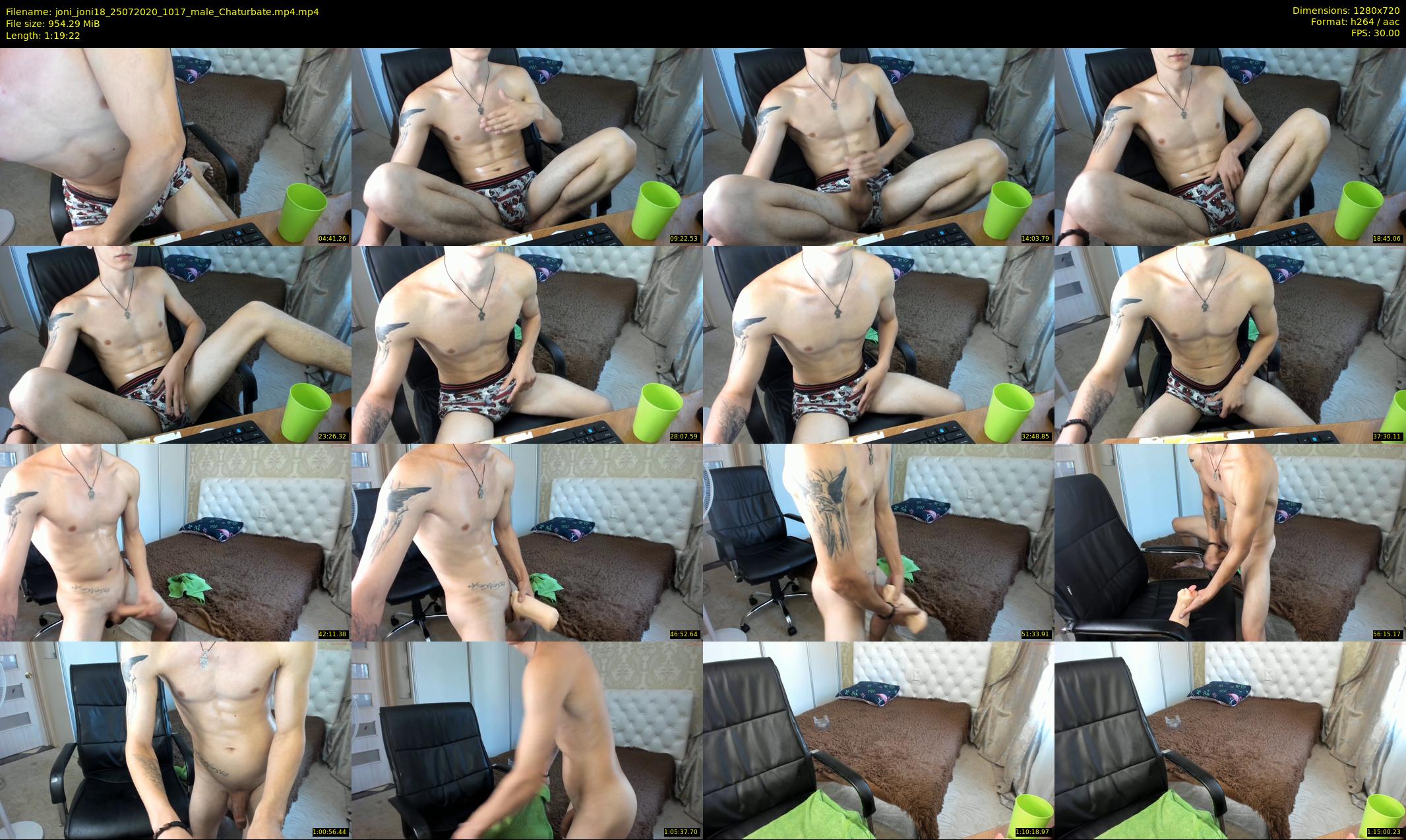 joni_joni18 — 80 minute Chaturbate male cam show recording, 720p, Jul 25, 2020
