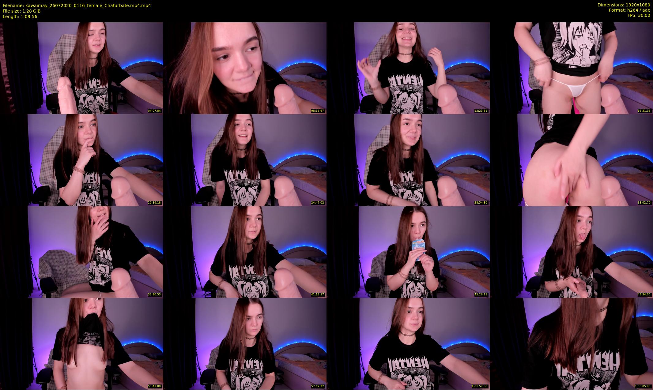 kawaimay — 70 minute Chaturbate female cam show recording, 1080p, Jul 26, 2020