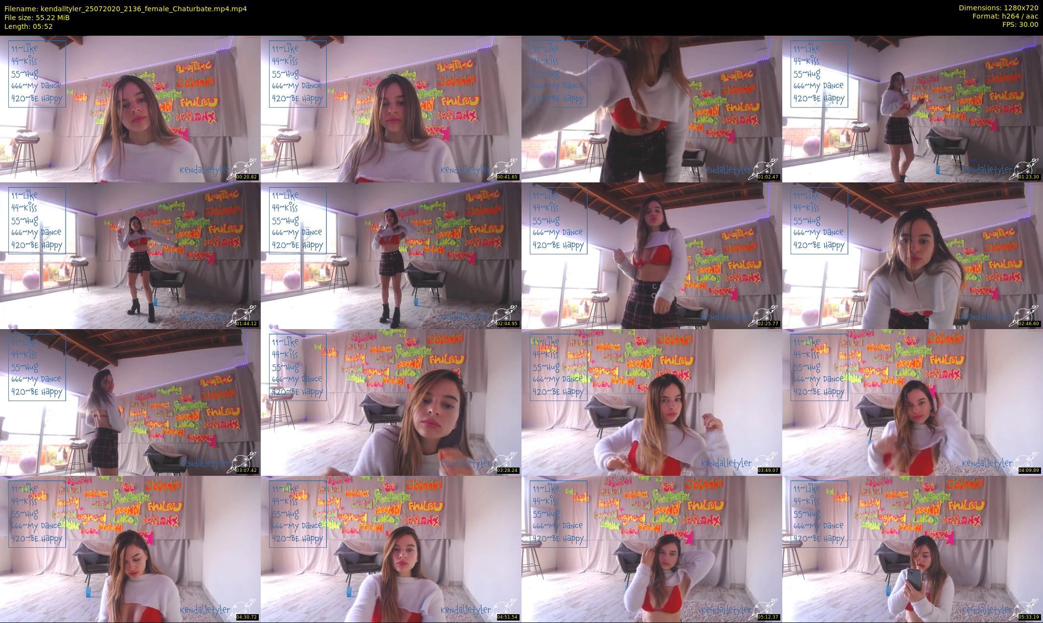 kendalltyler — 6 minute Chaturbate female cam show recording, 720p, Jul 25, 2020