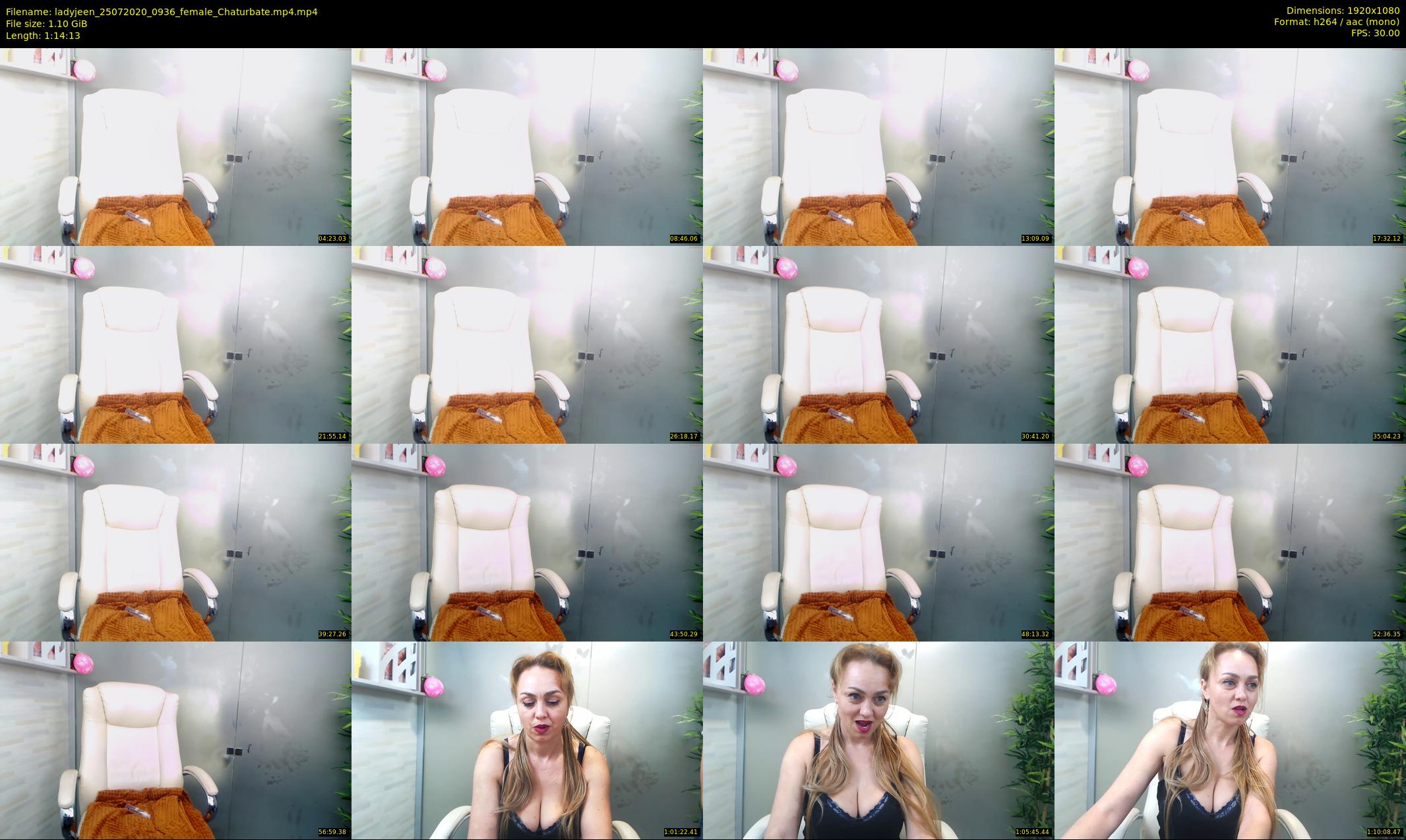 ladyjeen — 75 minute Chaturbate female cam show recording, 1080p, Jul 25, 2020