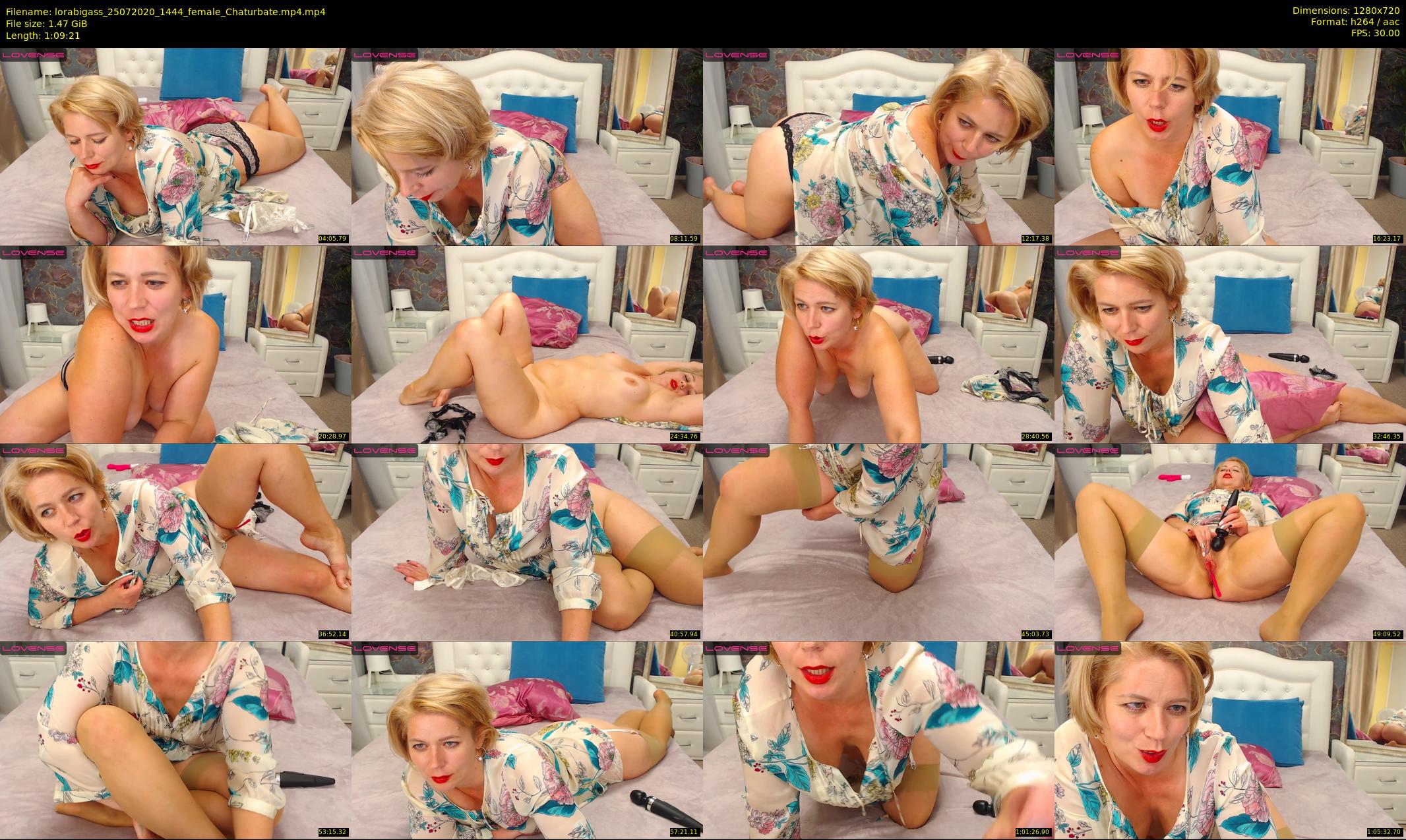 lorabigass — 70 minute Chaturbate female cam show recording, 720p, Jul 25, 2020