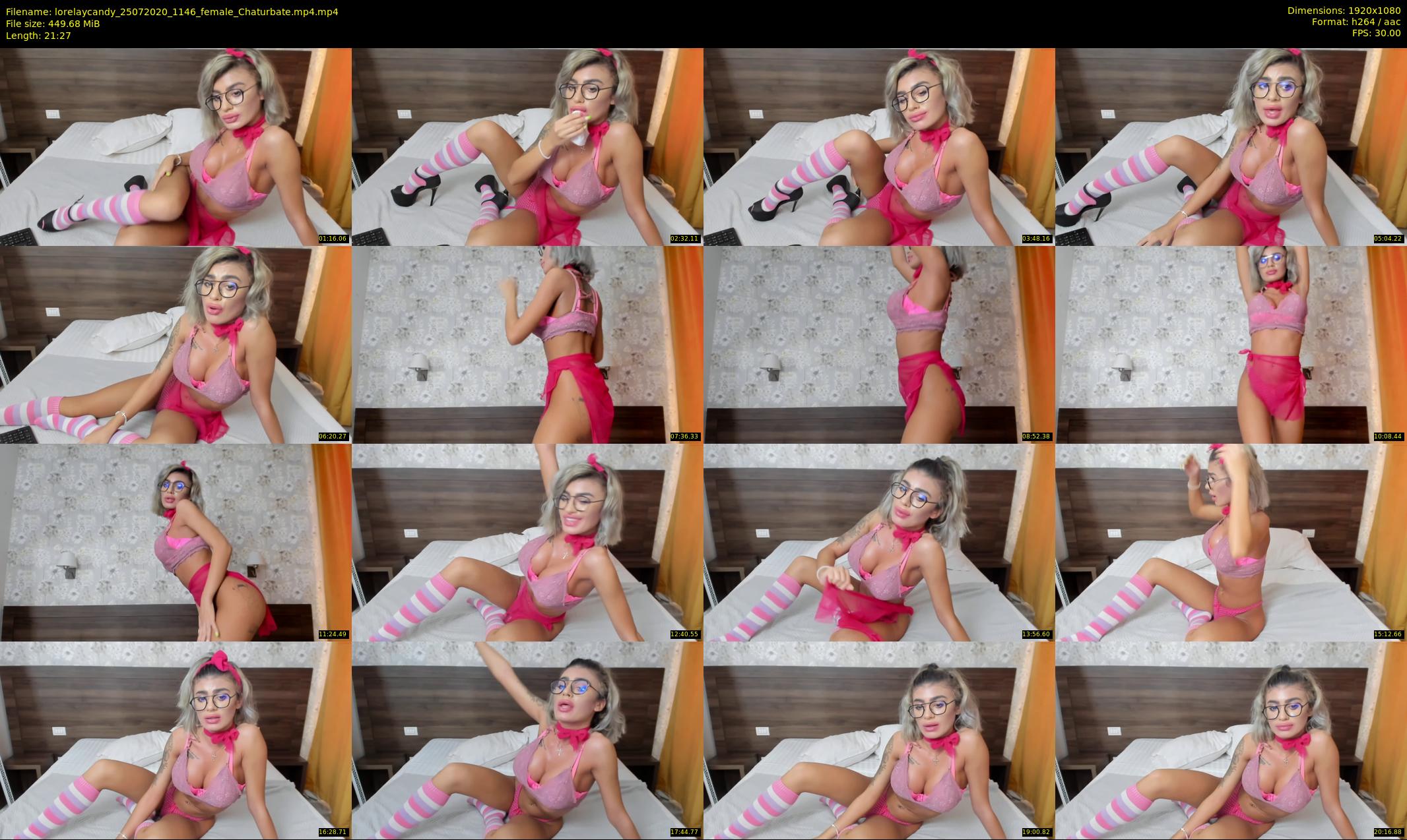 lorelaycandy — 22 minute Chaturbate female cam show recording, 1080p, Jul 25, 2020