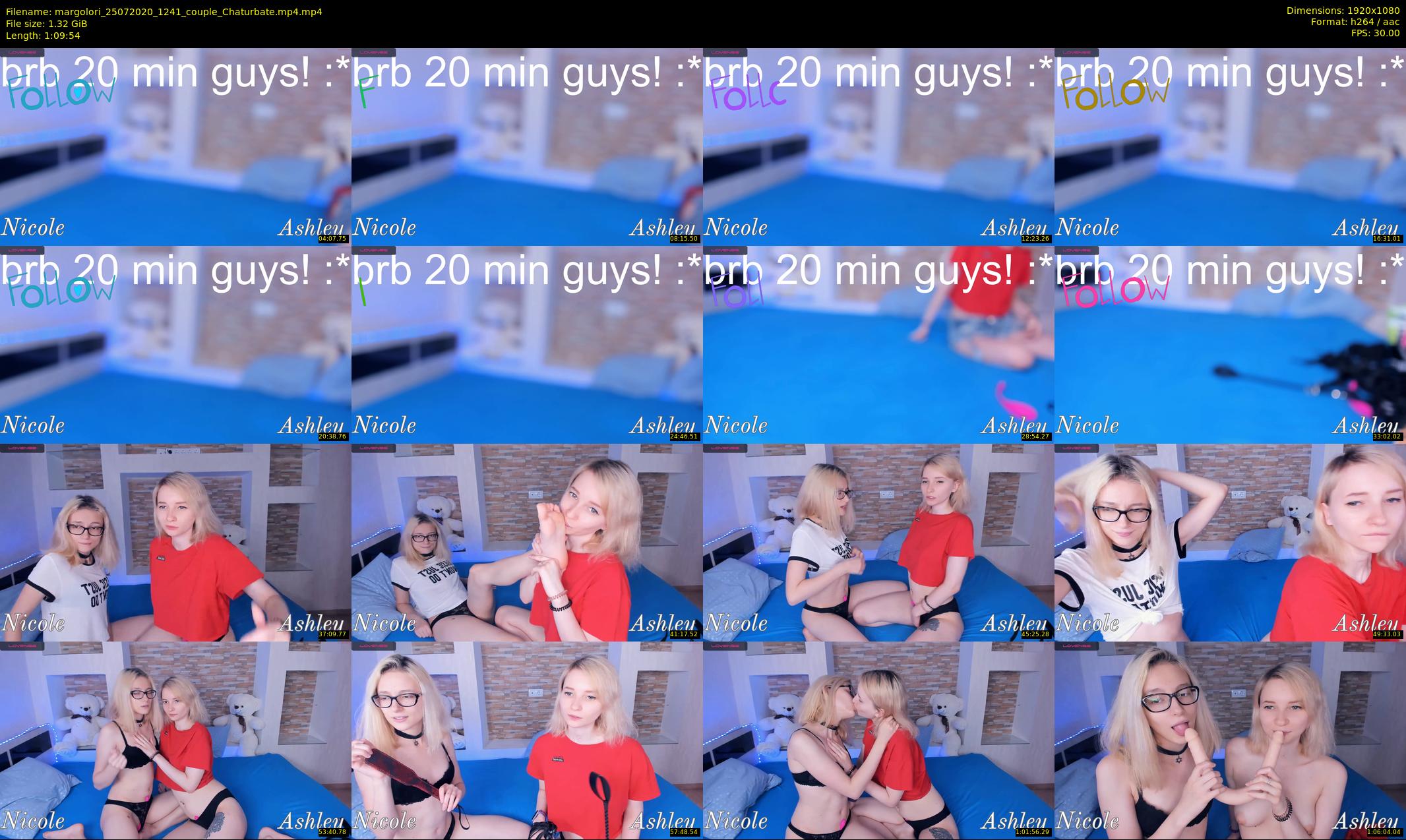 margolori — 70 minute Chaturbate couple cam show recording, 1080p, Jul 25, 2020