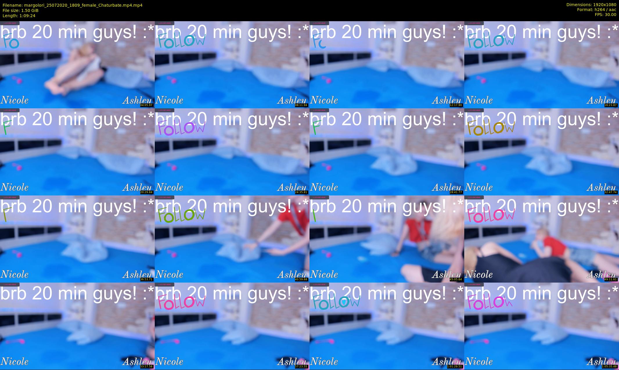 margolori — 70 minute Chaturbate couple cam show recording, 1080p, Jul 25, 2020