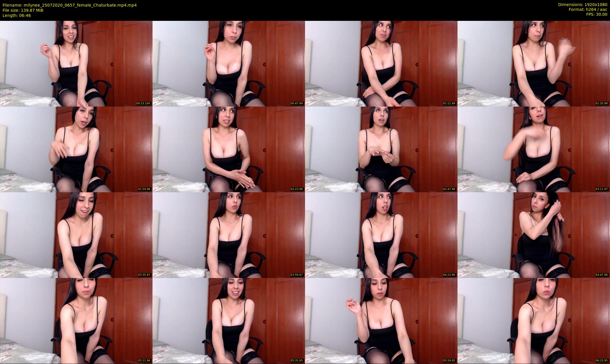 milynee — 7 minute Chaturbate female cam show recording, 1080p, Jul 25, 2020