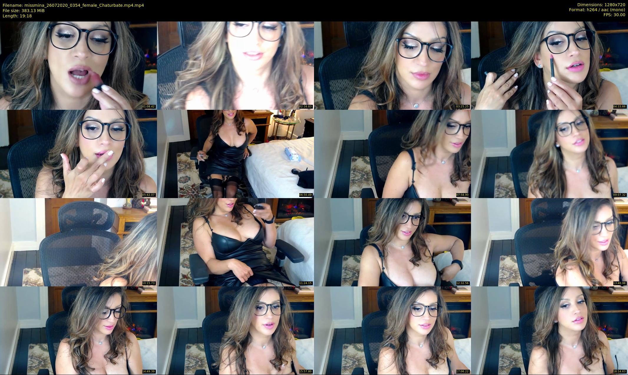 missmina — 20 minute Chaturbate female cam show recording, 720p, Jul 26, 2020