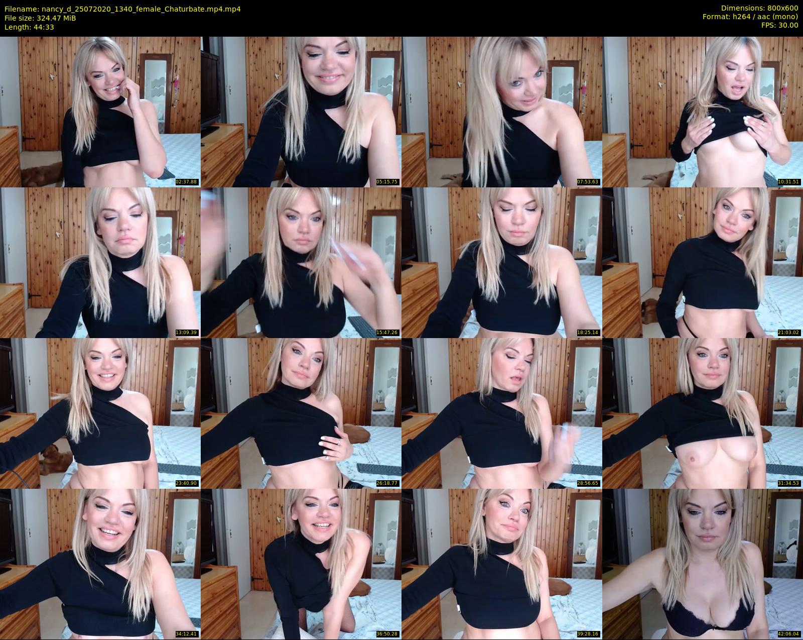 nancy_d — 45 minute Chaturbate female cam show recording, 480p, Jul 25, 2020