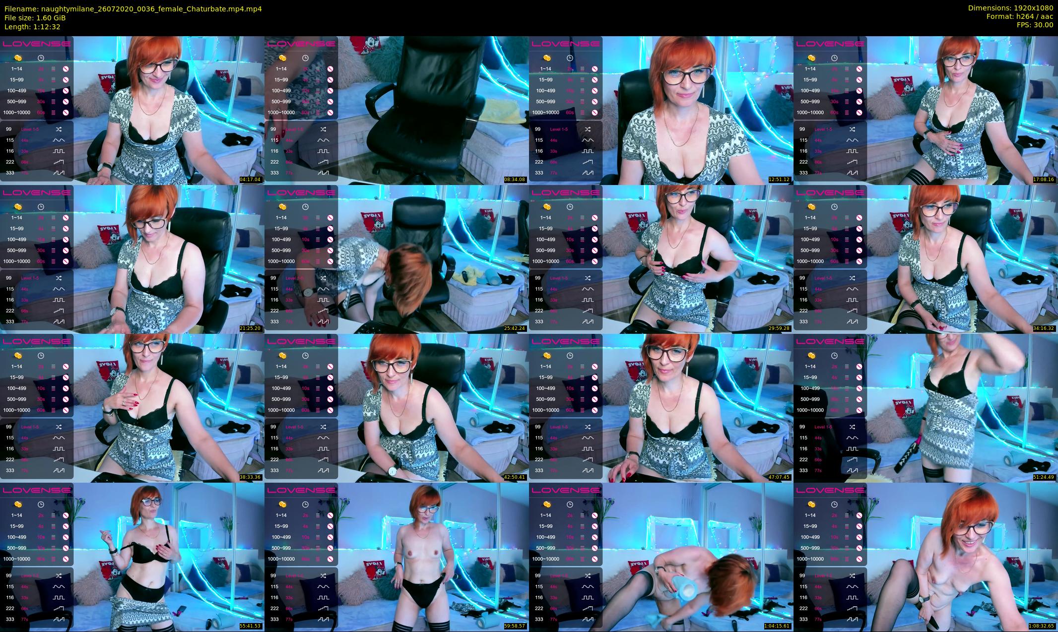 naughtymilane — 73 minute Chaturbate female cam show recording, 1080p, Jul 26, 2020